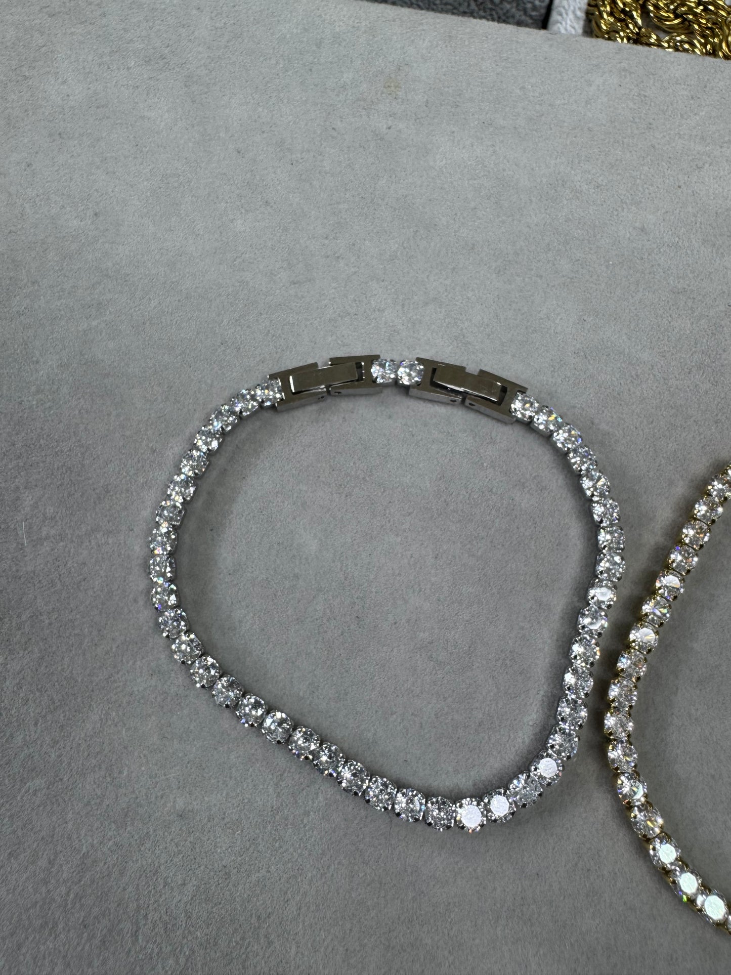 Bracciale tennis acciaio inox *70