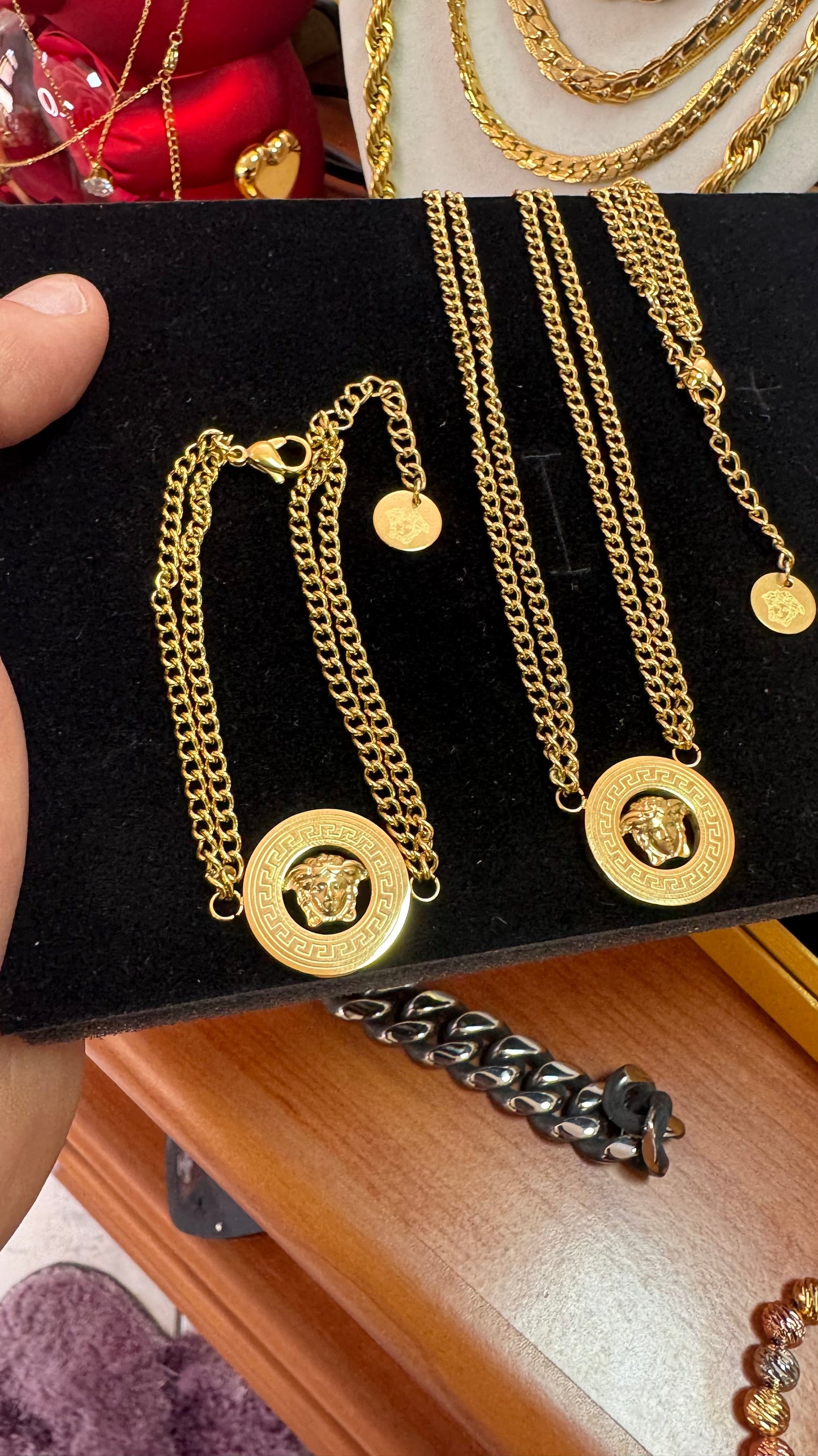 Combo kit medusa oro acciaio *60