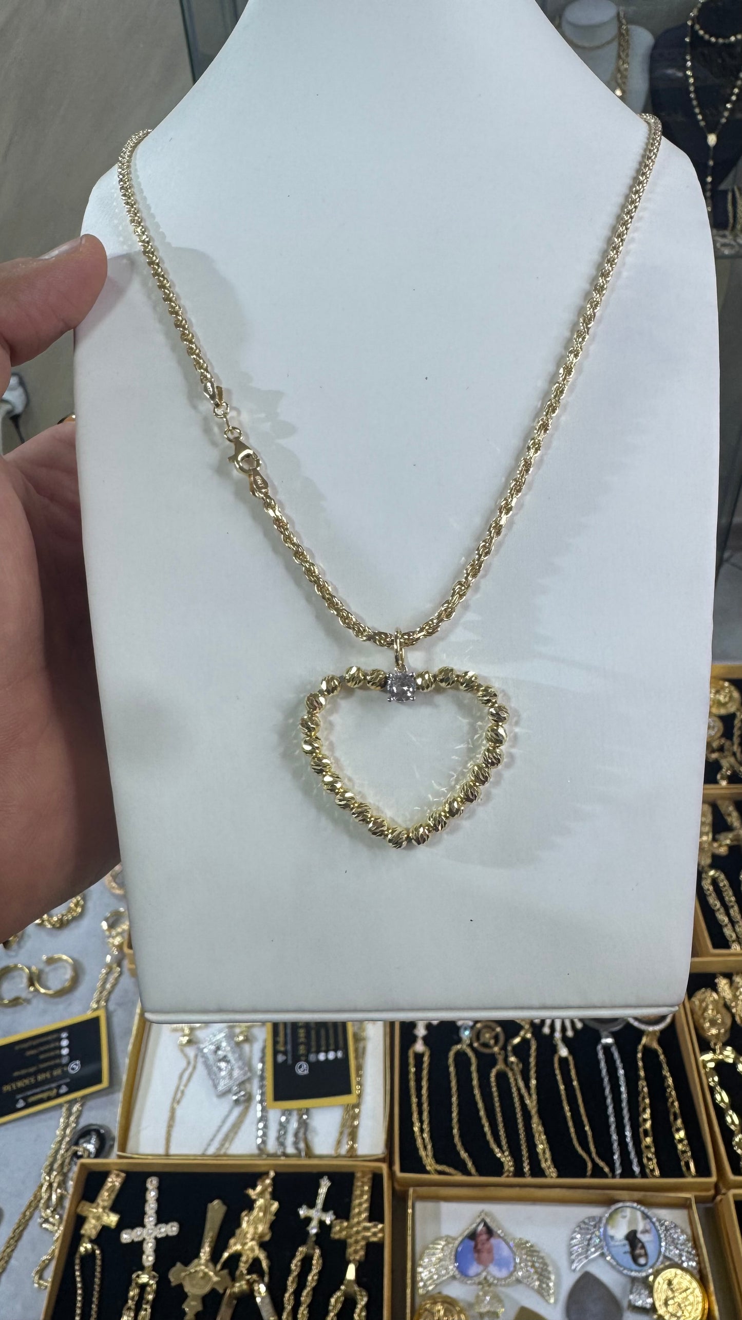 Collana Argento 925 cuore Slash *622