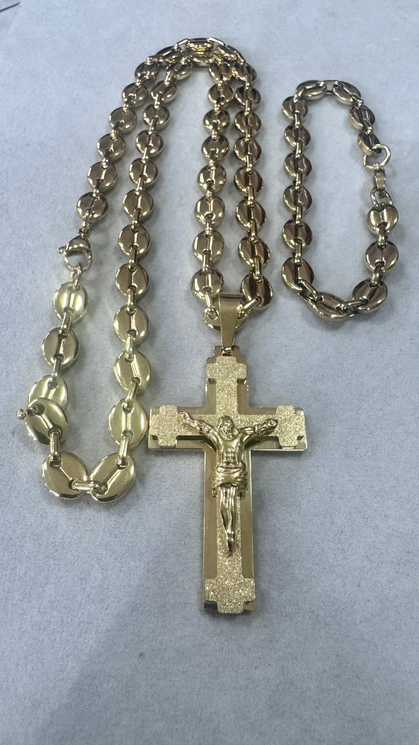 Combo Kit croce acciaio oro *206