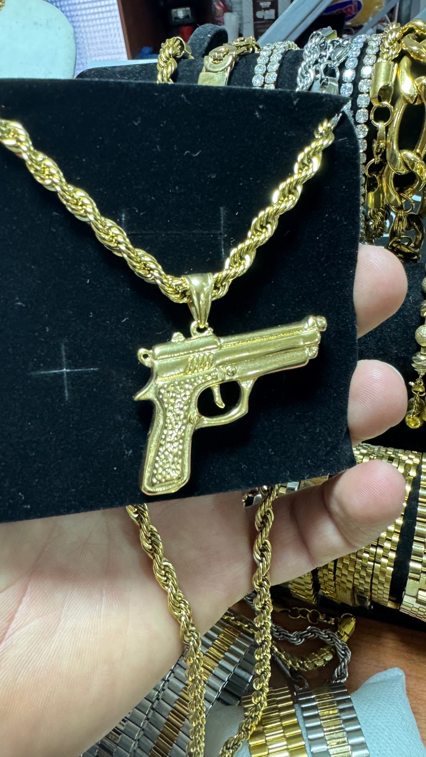 Combo kit acciaio oro *69