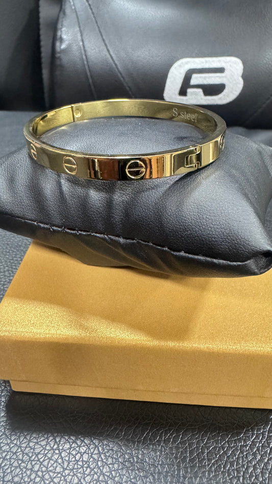 Bracciale  acciaio oro *71