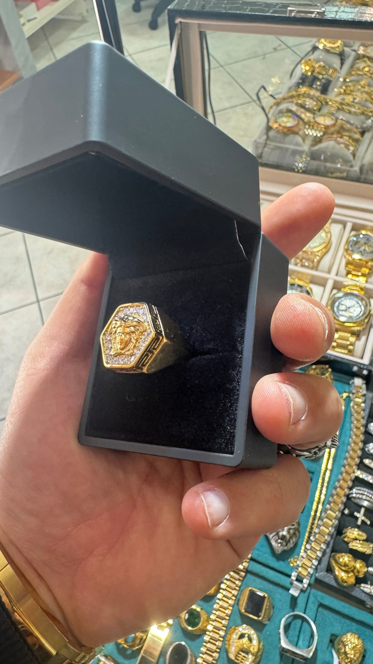 Anello medusa acciaio *14