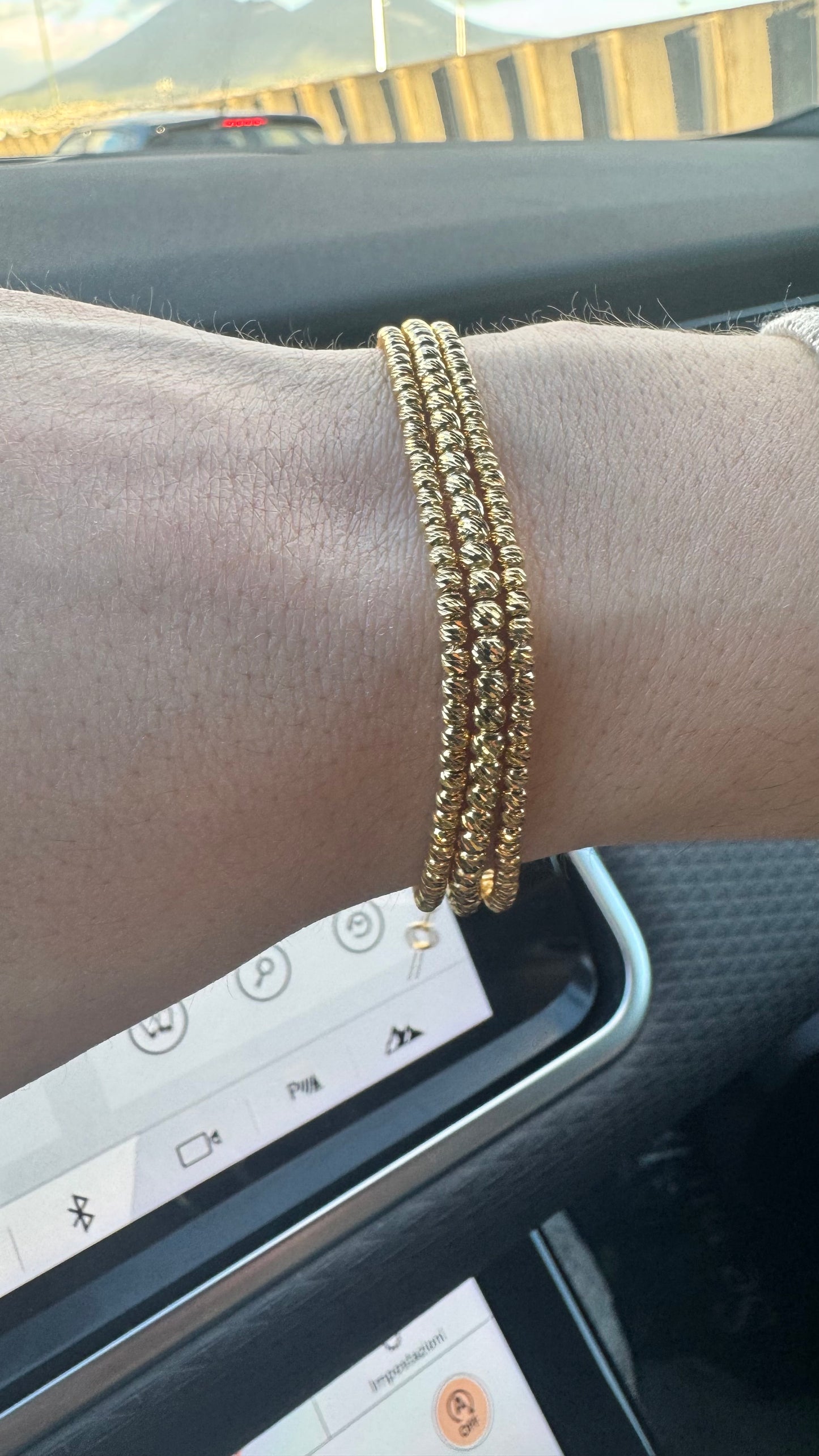 Bracciale martellato argento 925 *001