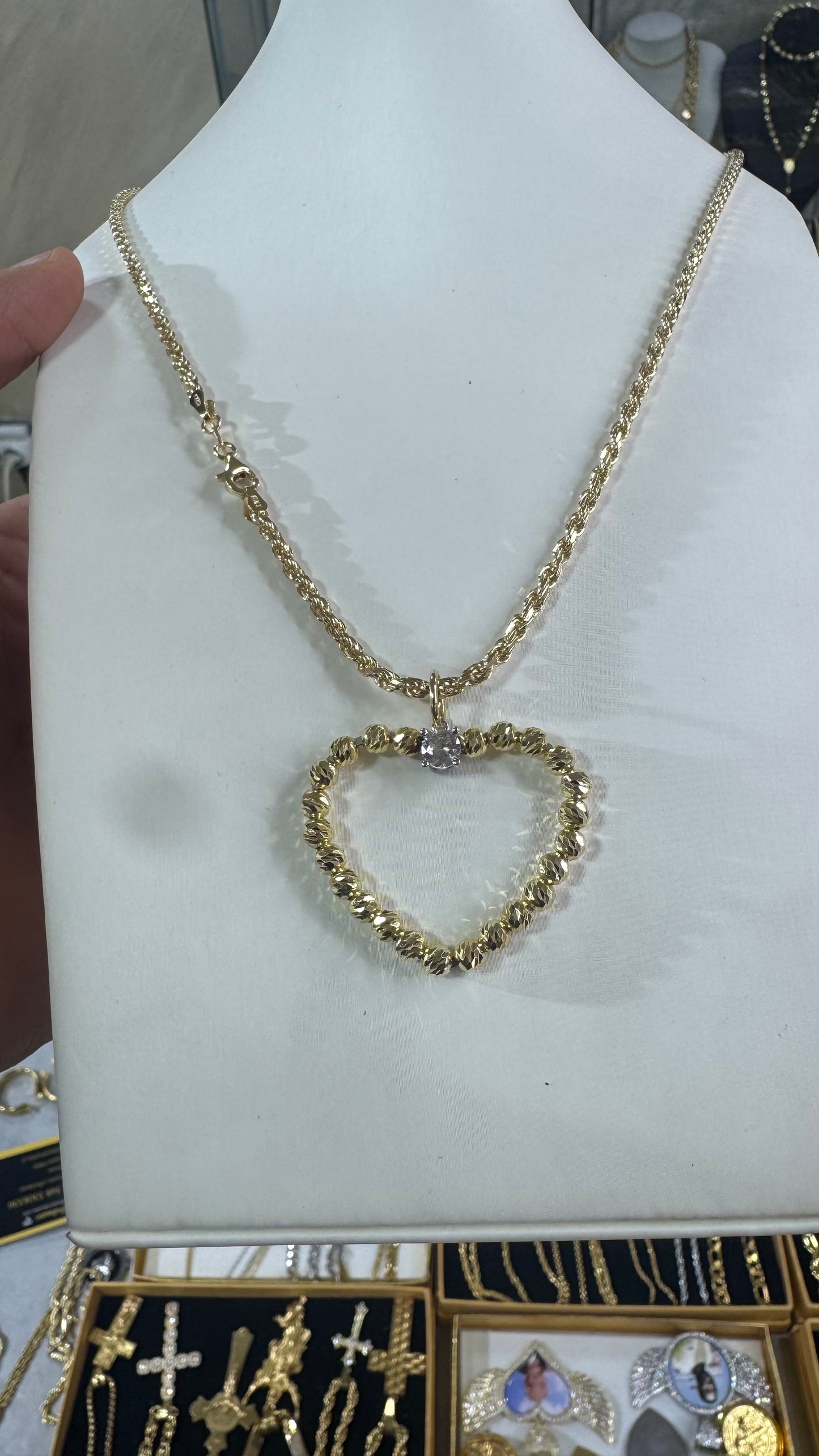 Collana Argento 925 cuore Slash *622