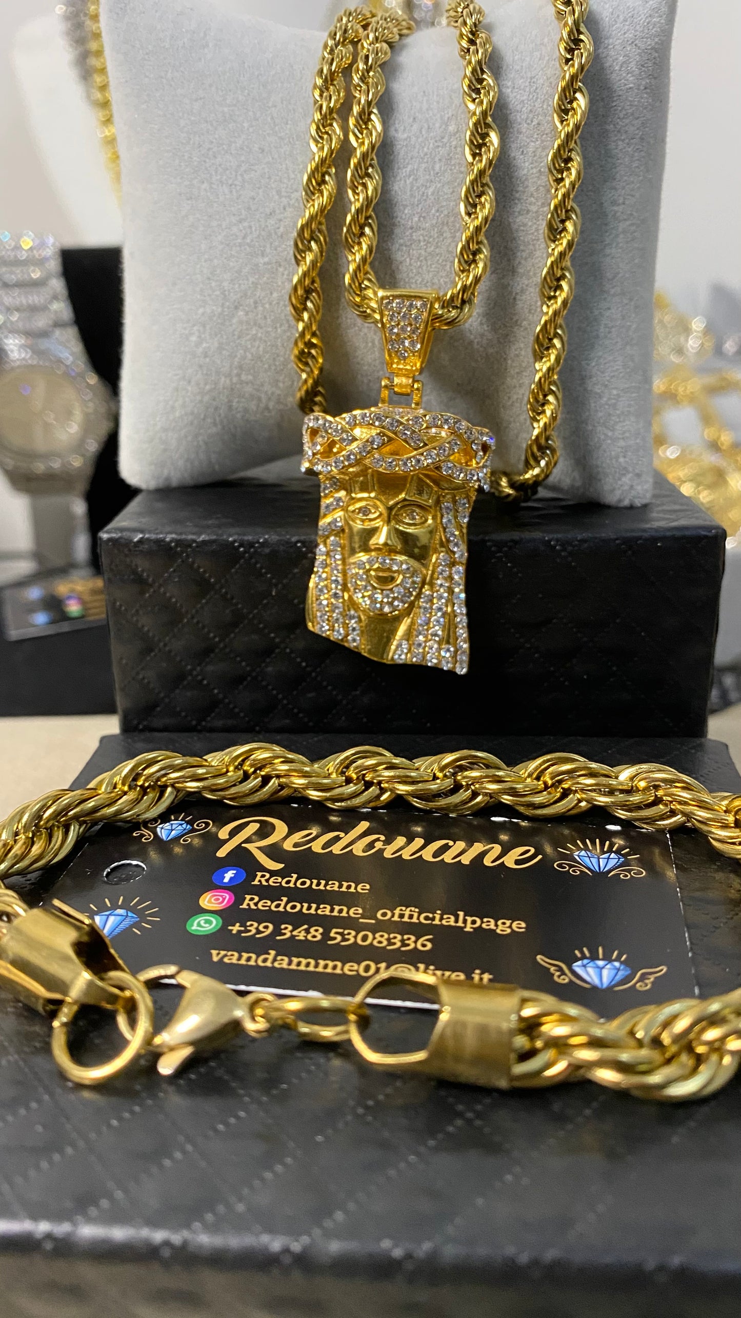 Combo kit acciaio oro *80