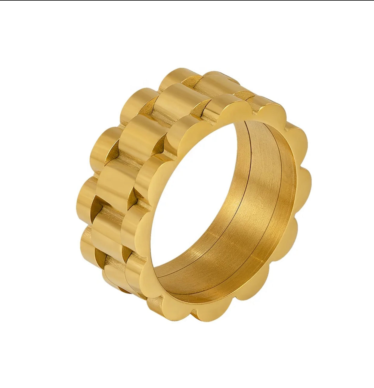 Anello acciaio unisex *10