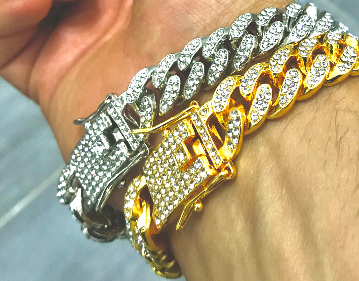 Bracciale cubano Diamond *25
