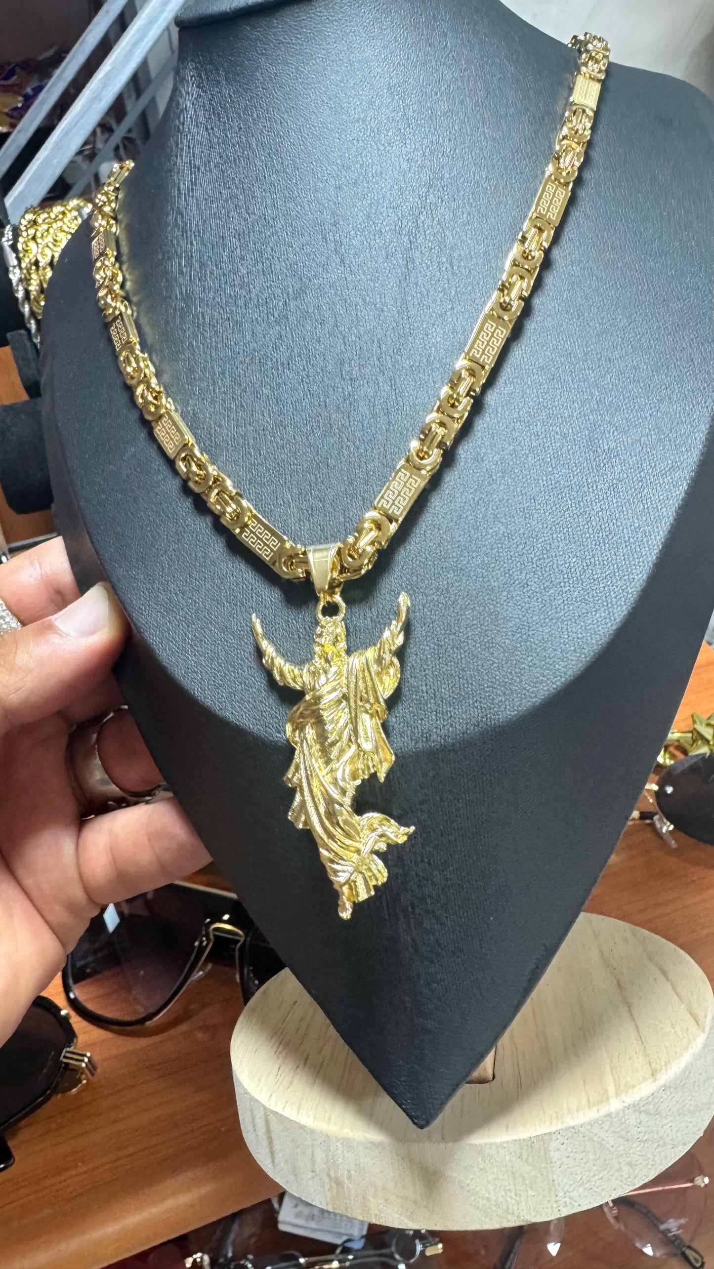 Combo kit Gesù acciaio oro *125