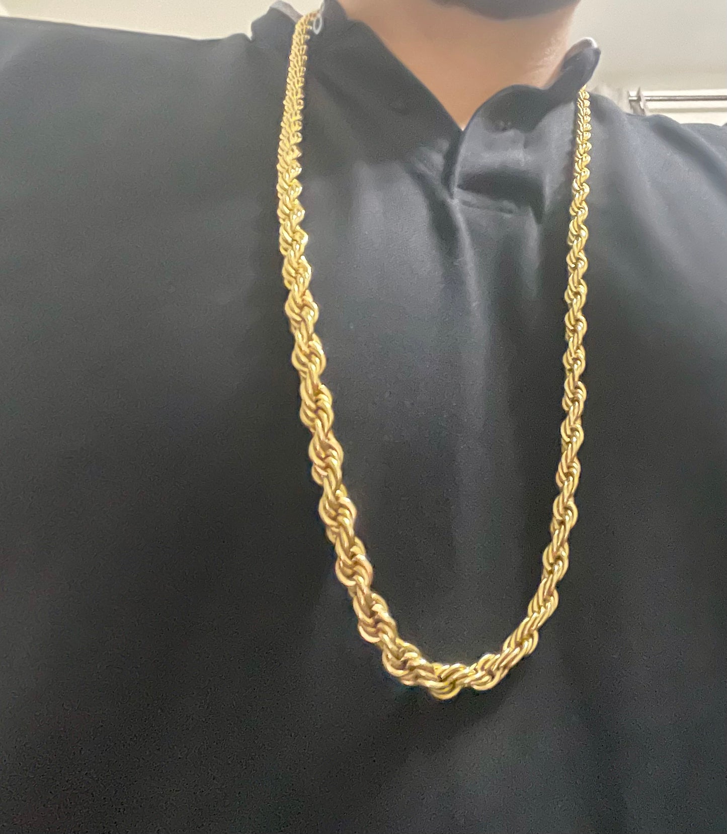 Collana lunga 80 cm acciaio *05