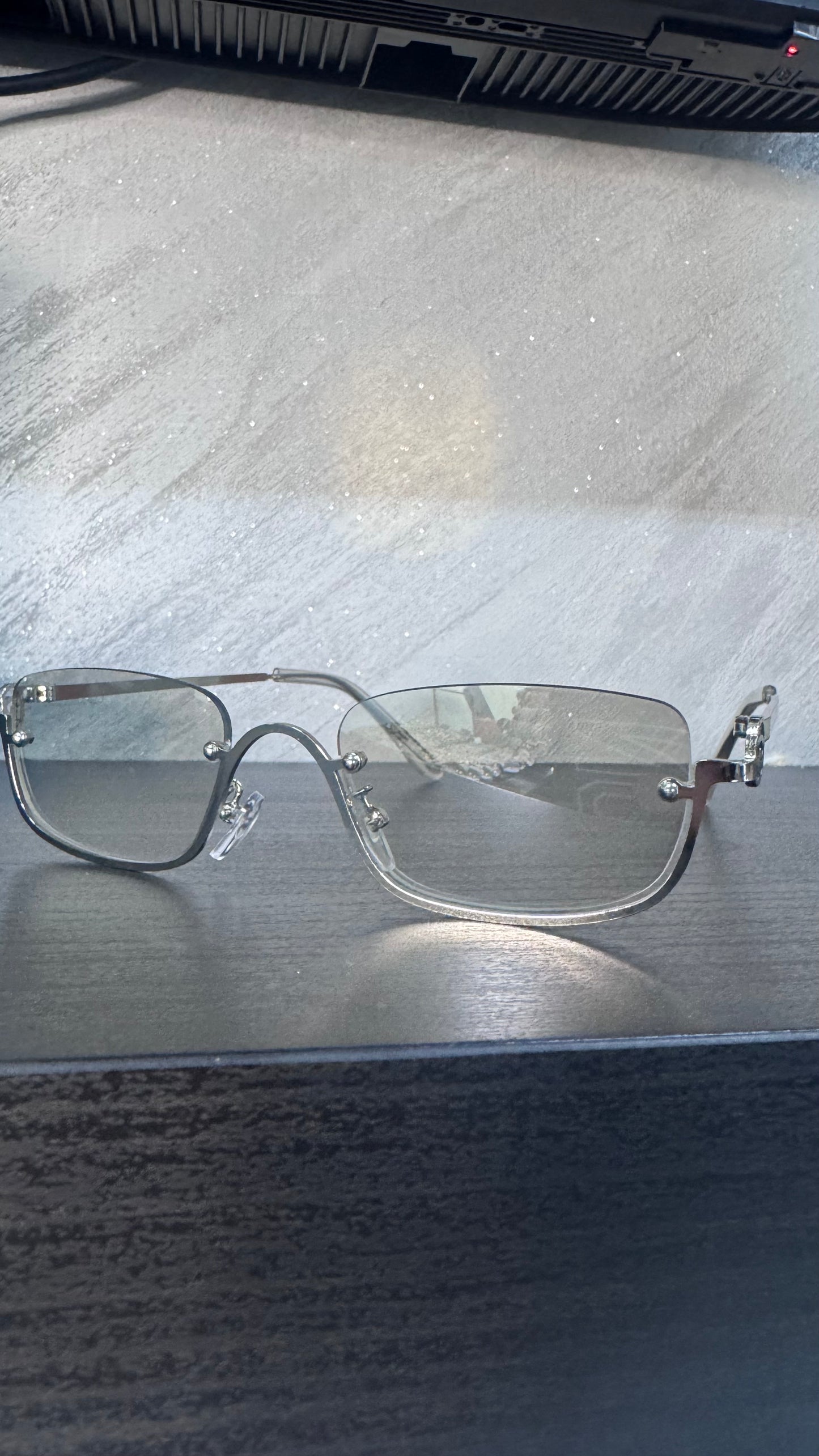 Occhiali trasparenti opaco unisex *65
