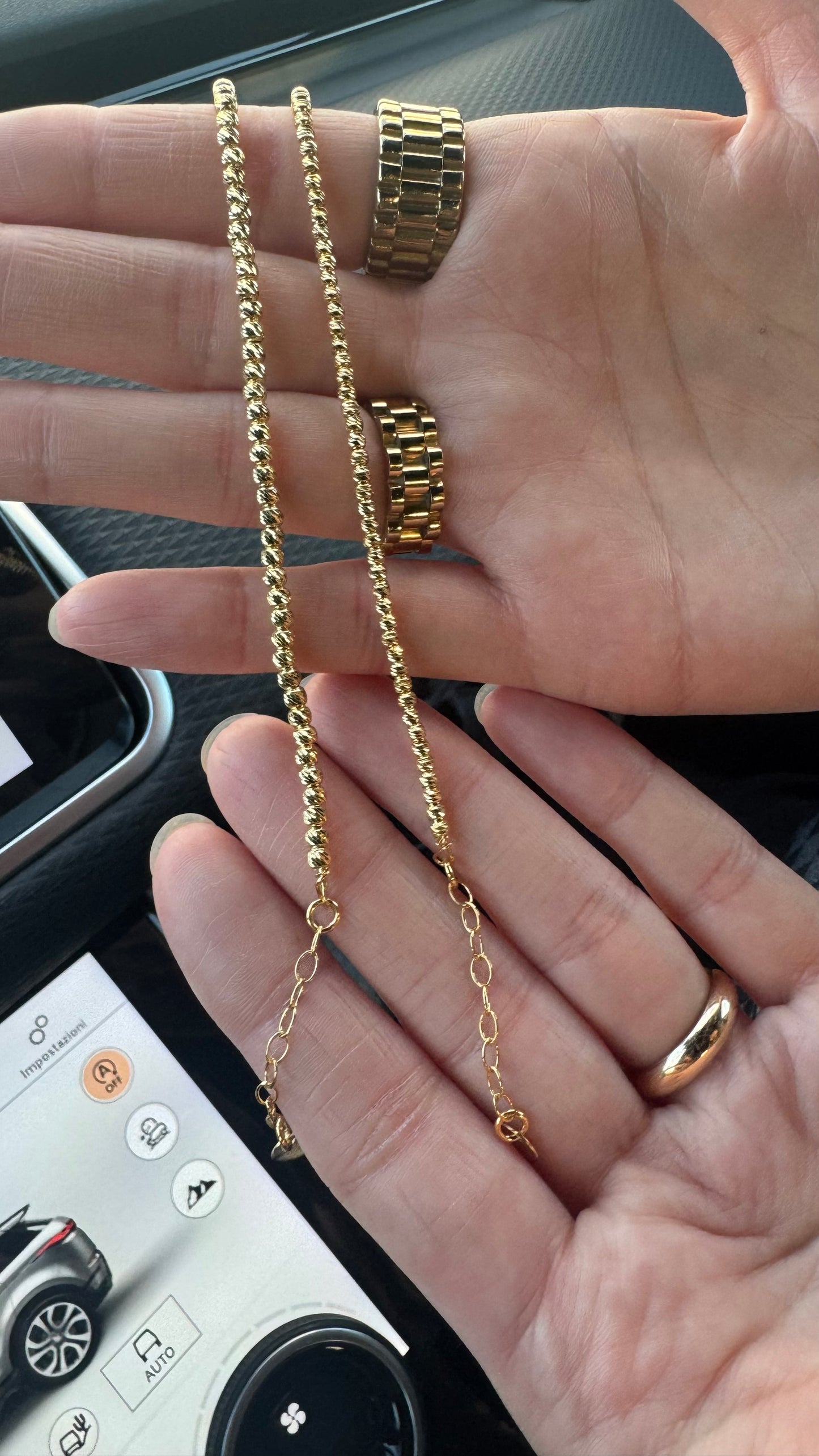 Bracciale martellato argento 925 *001