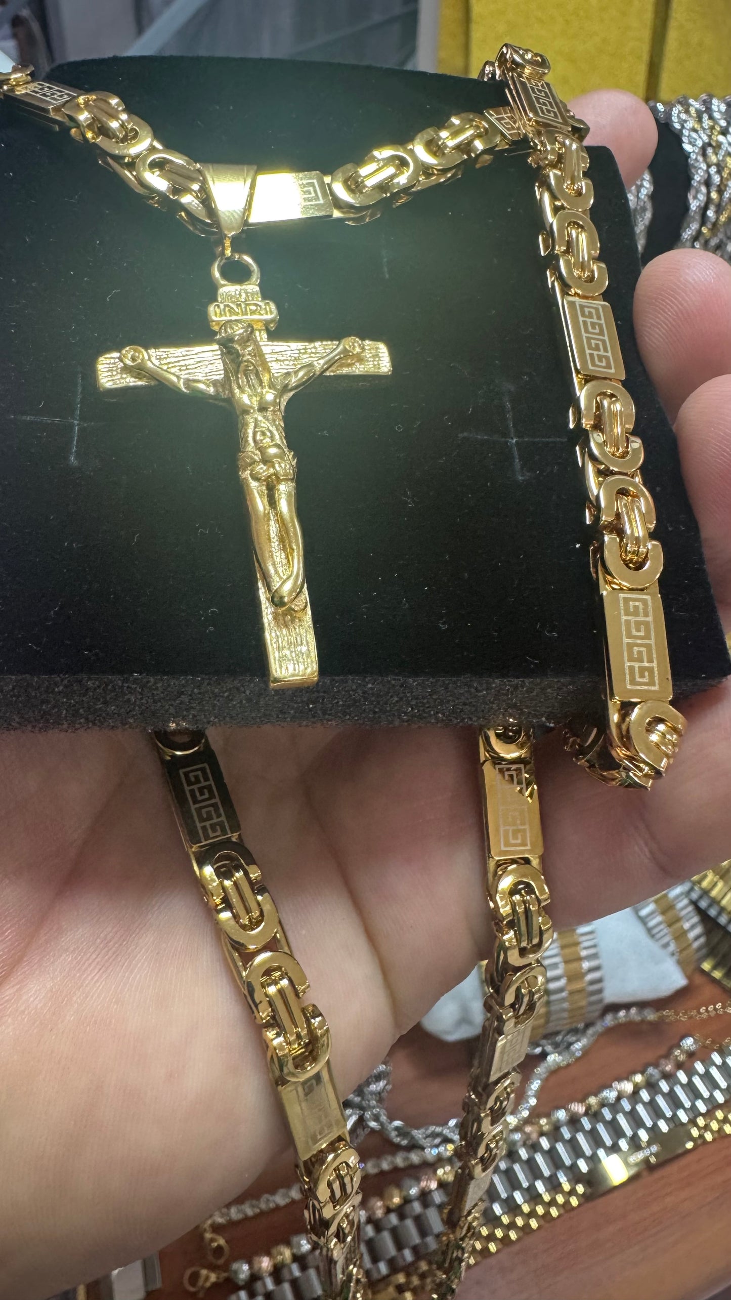 Combo kit acciaio oro *86