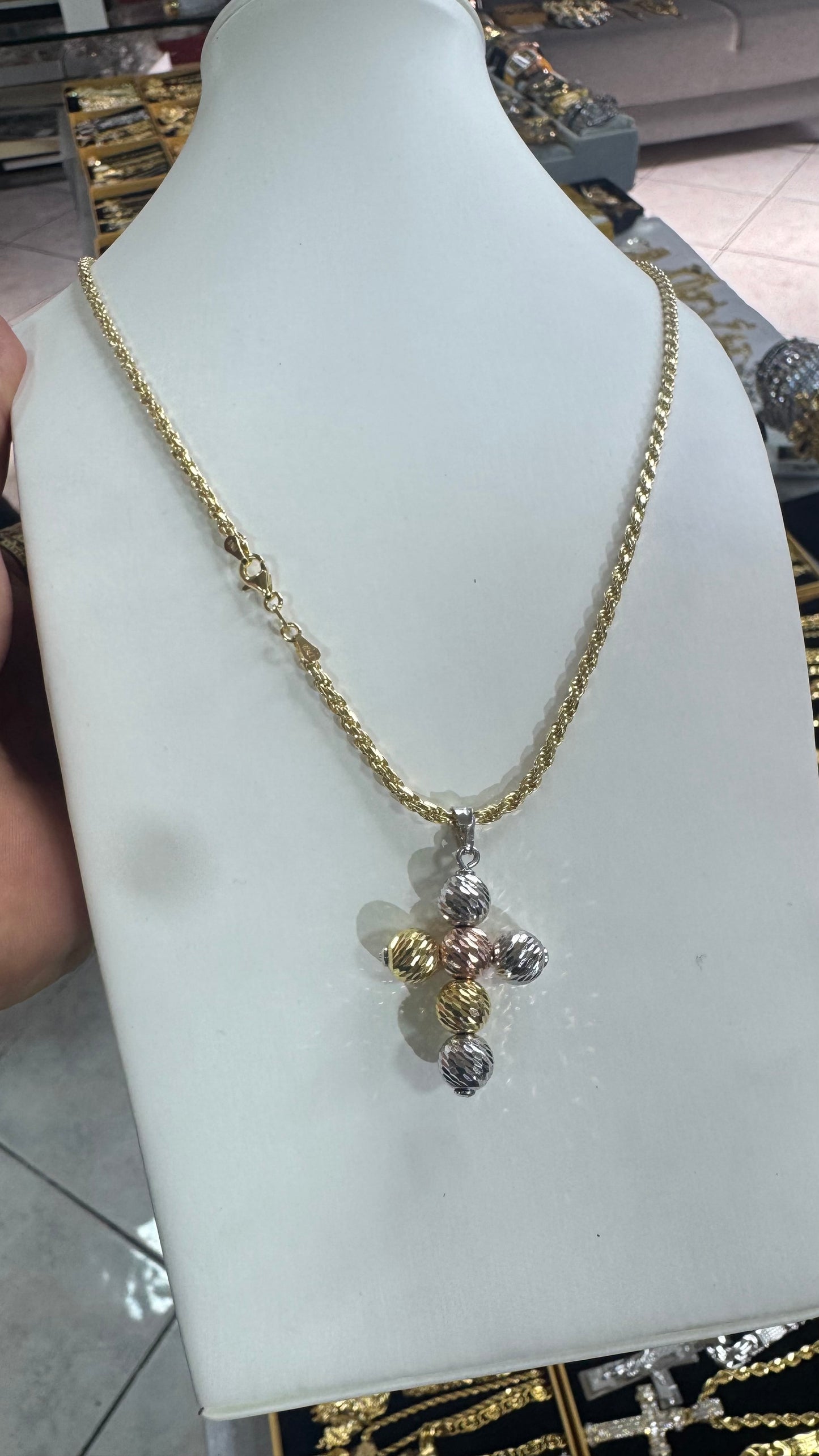 Collana Argento 925  croce *601