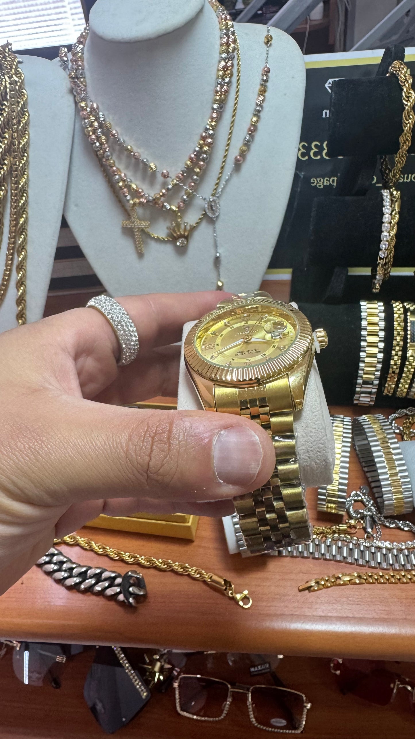 Orologio acciaio oro *19