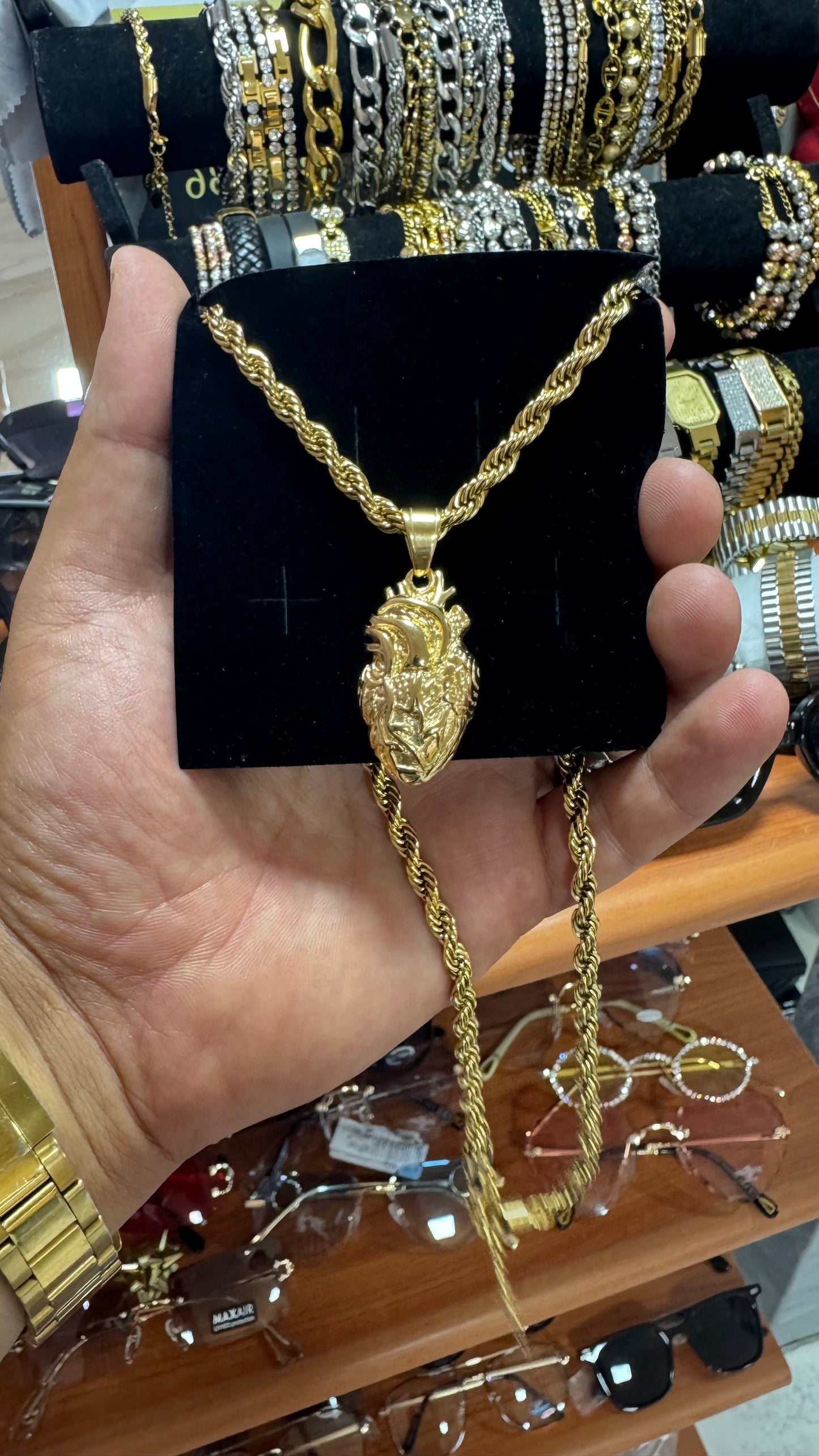 Combo kit Cuore acciaio oro *125
