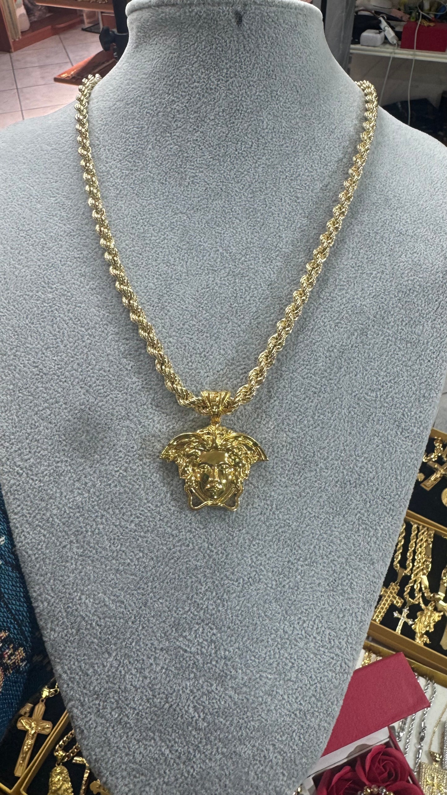 Collana Argento 925 medusa *606
