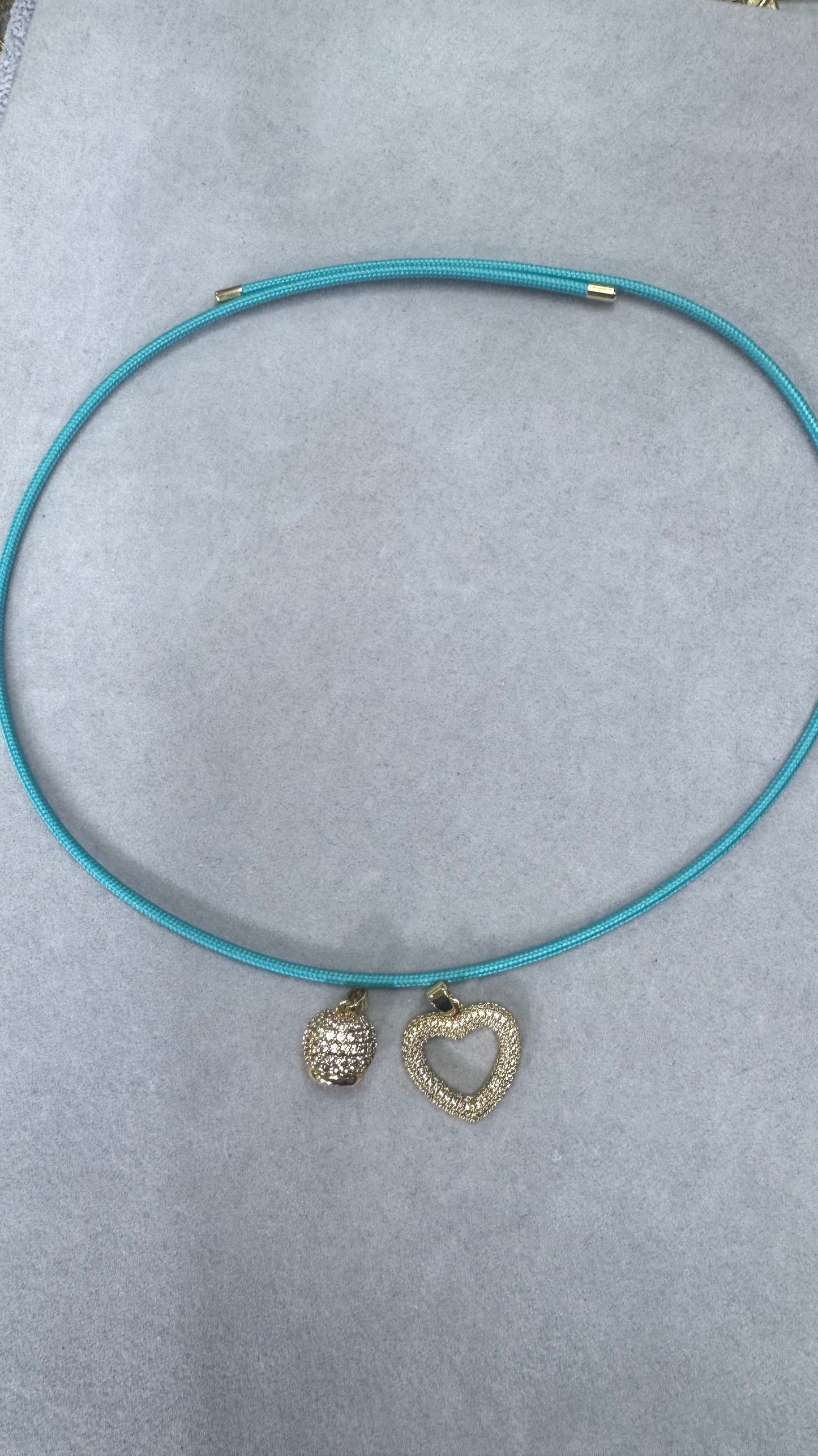 Collana magnetic più 2 charm *299