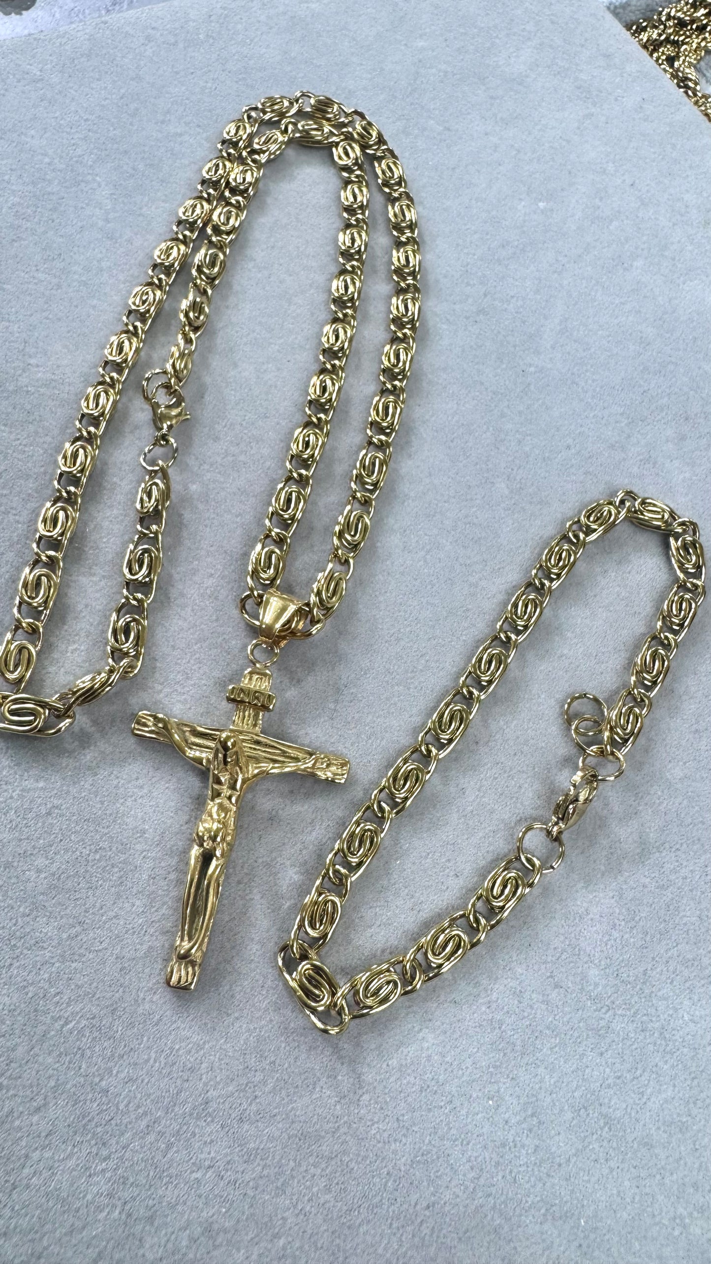 combo kit croce Acciaio oro*187