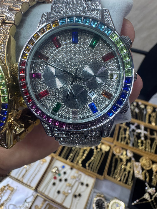Orologio diamond argento *37