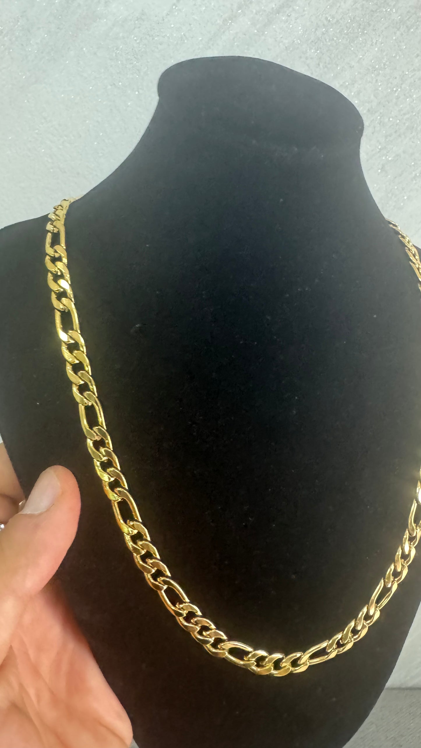 Collana girocollo acciaio oro*12