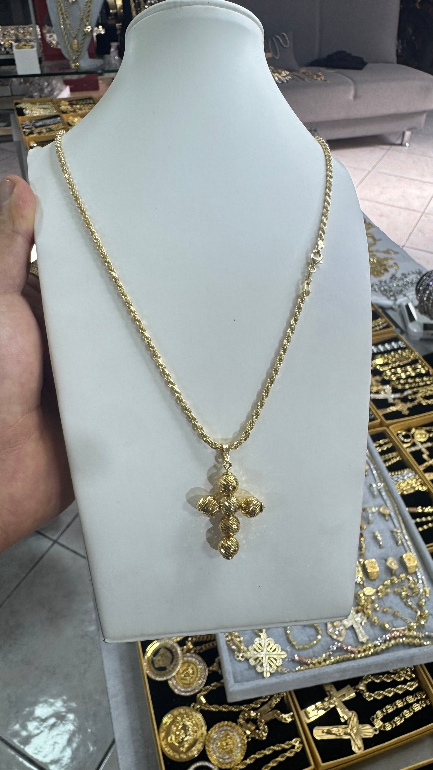 Collana Argento 925 croce *600
