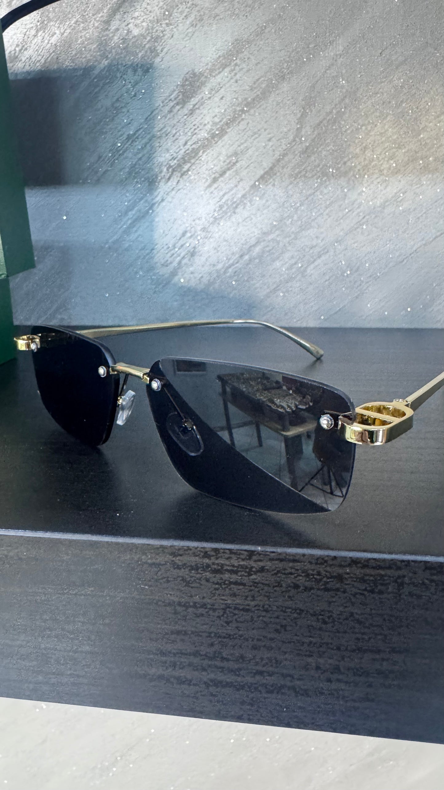 Occhiali da sole nero unisex *68
