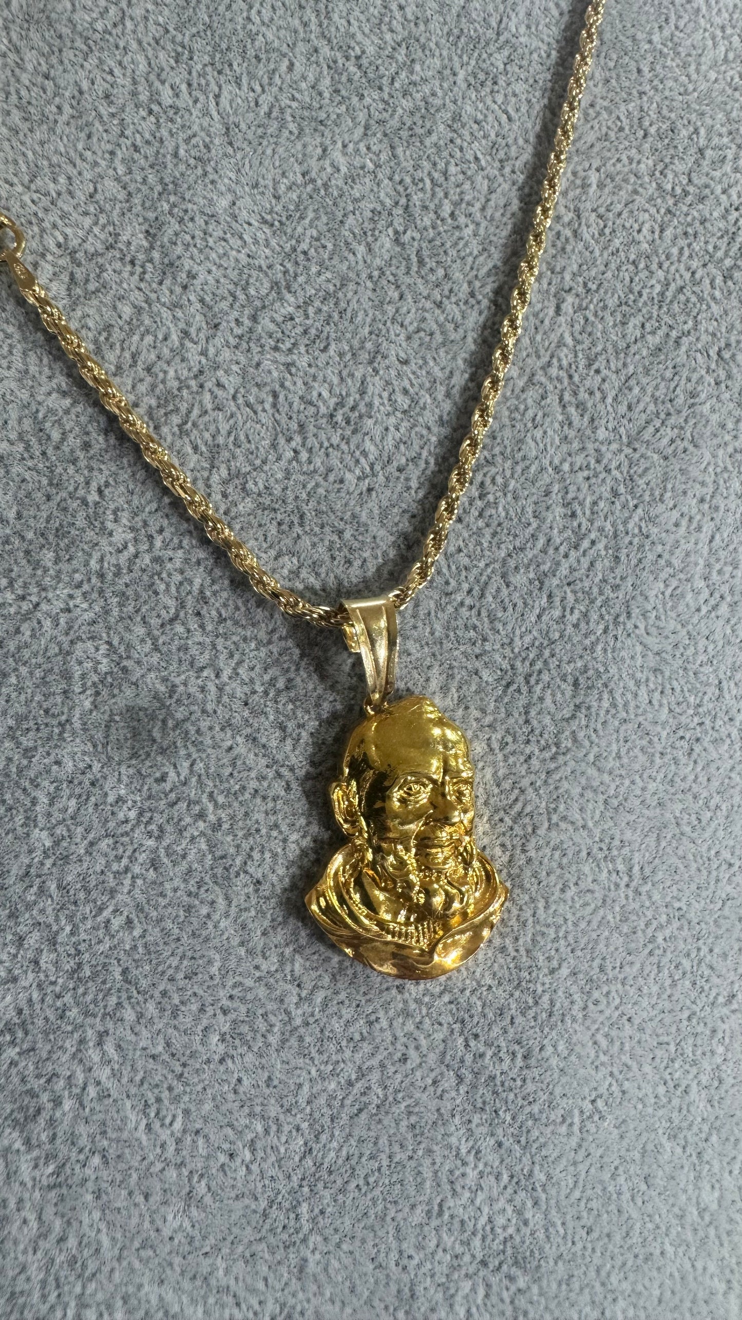Collana Argento 925 padre pio *604