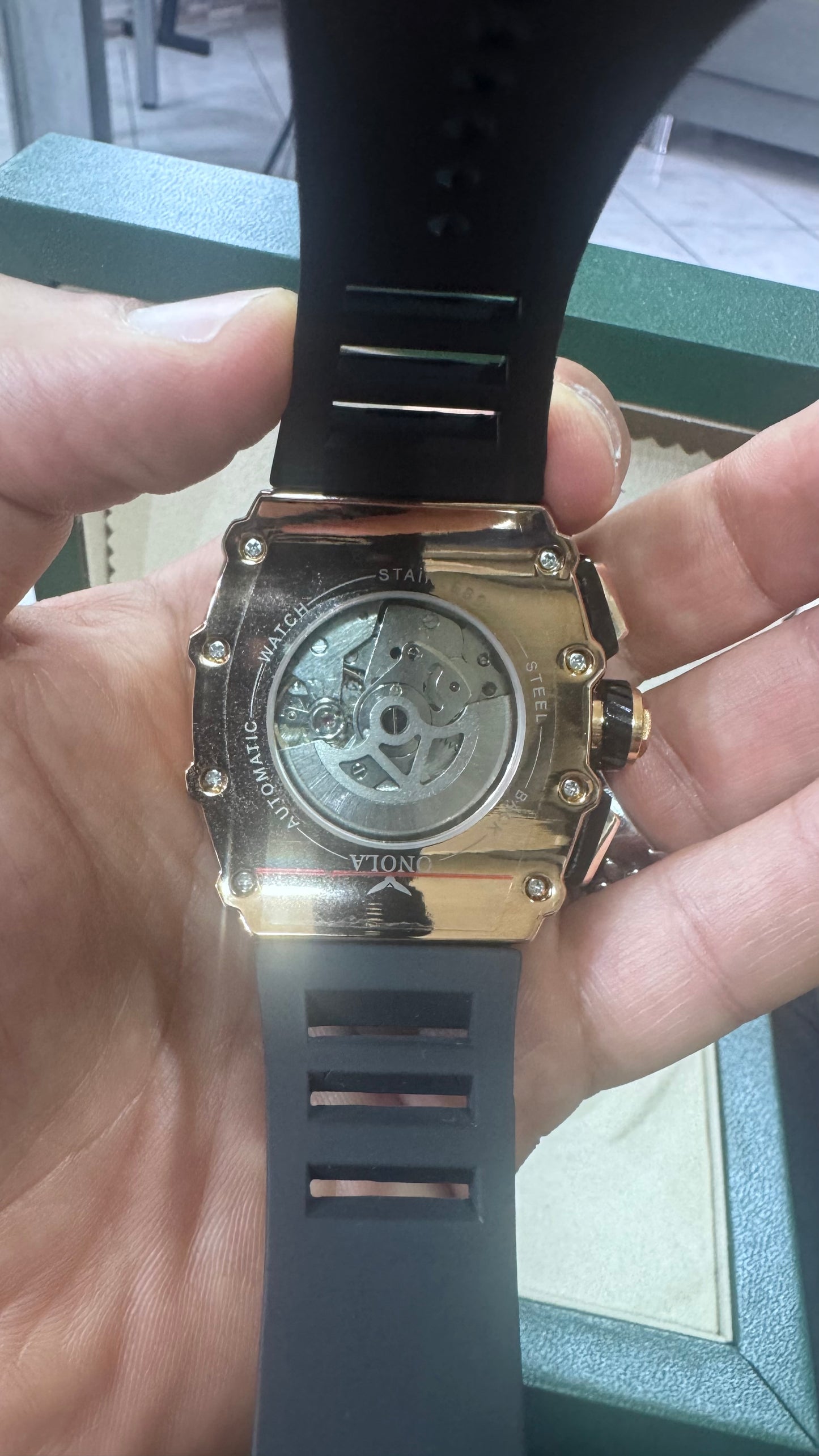 Orologio acciaio oro *34