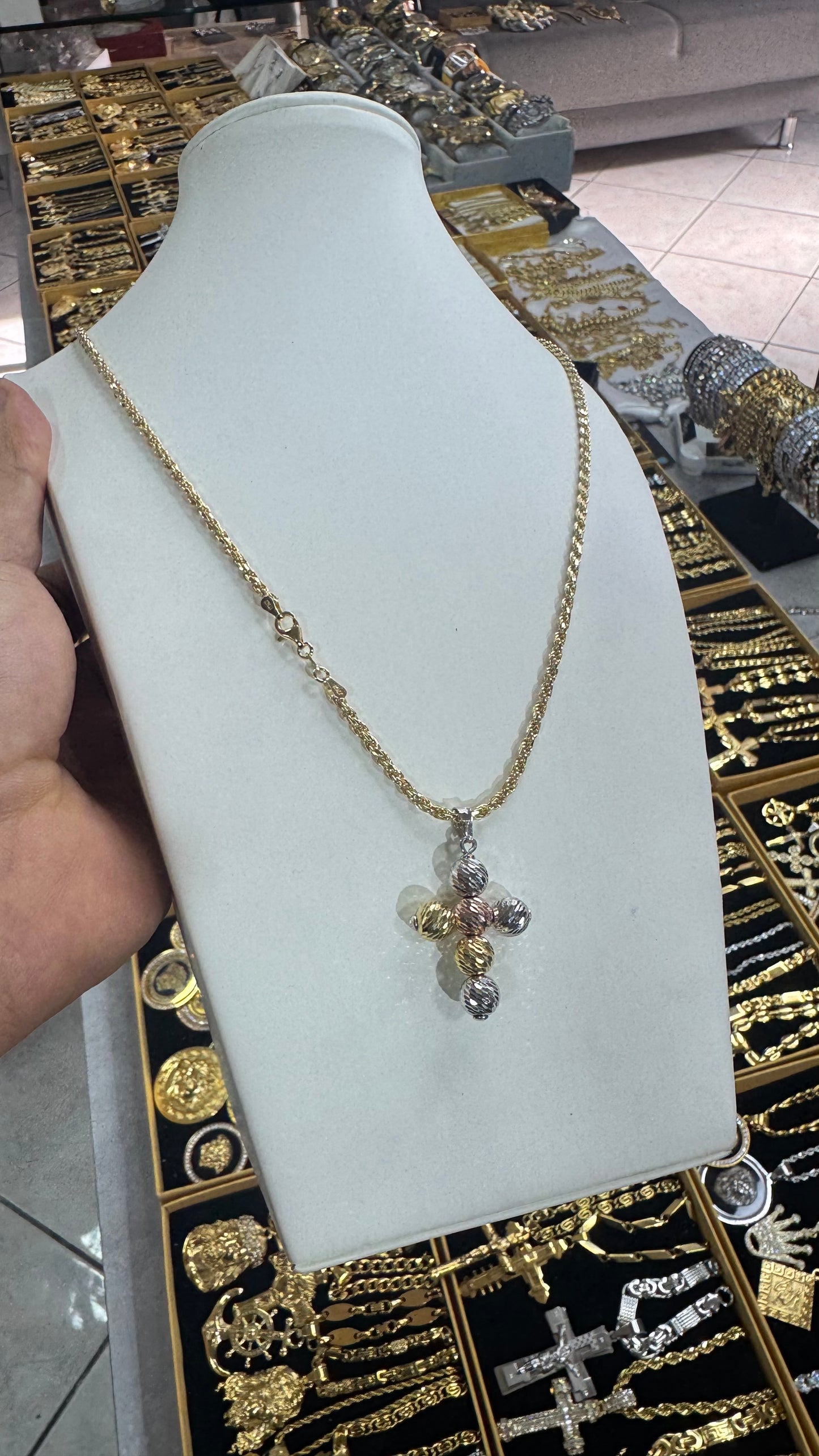 Collana Argento 925  croce *601