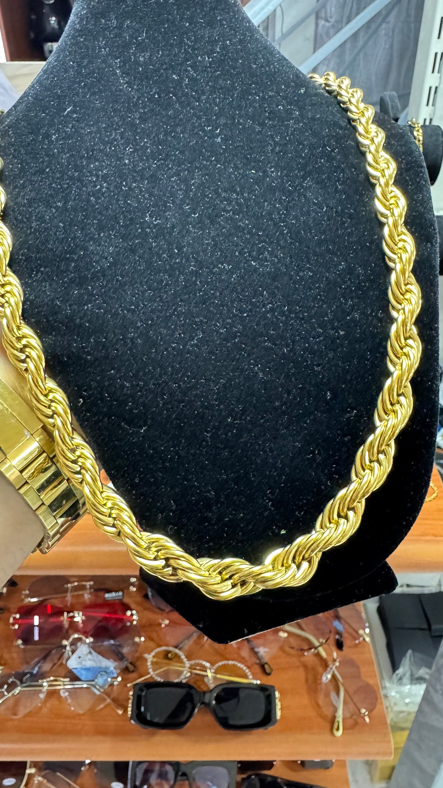 Collana lunga 60 cm12 mm spessore *10