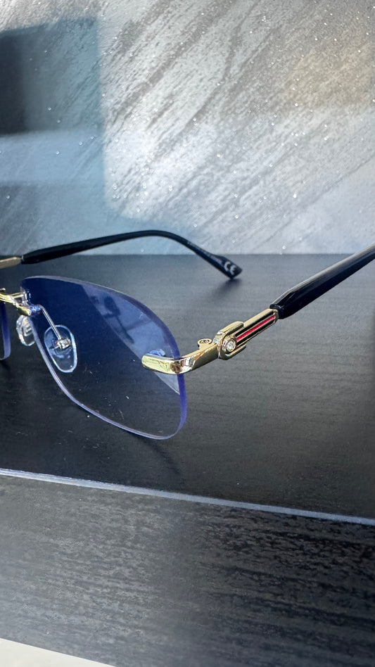Occhiali da sole azzurro unisex *68