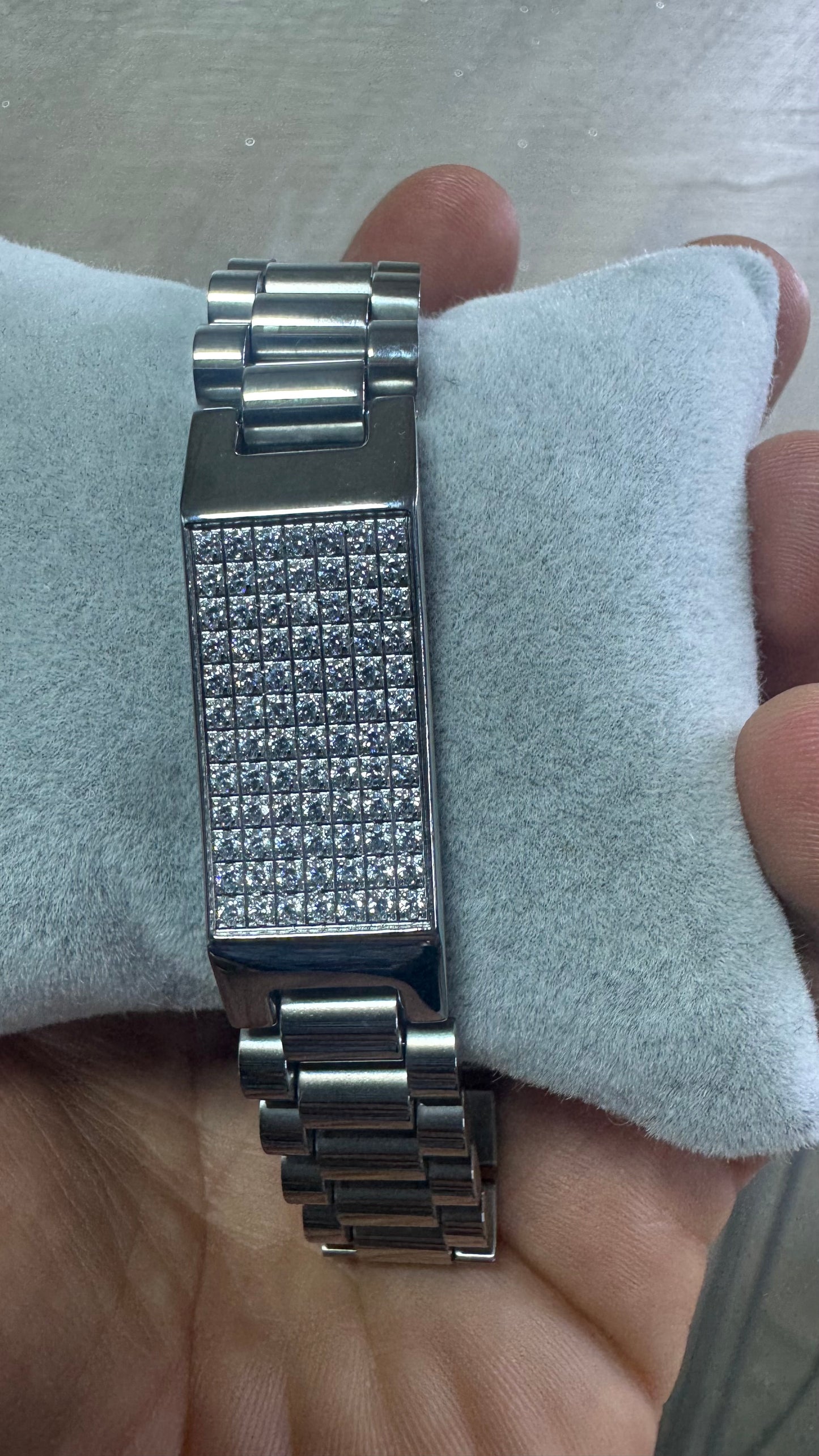 Bracciale president Diamond acciaio *40
