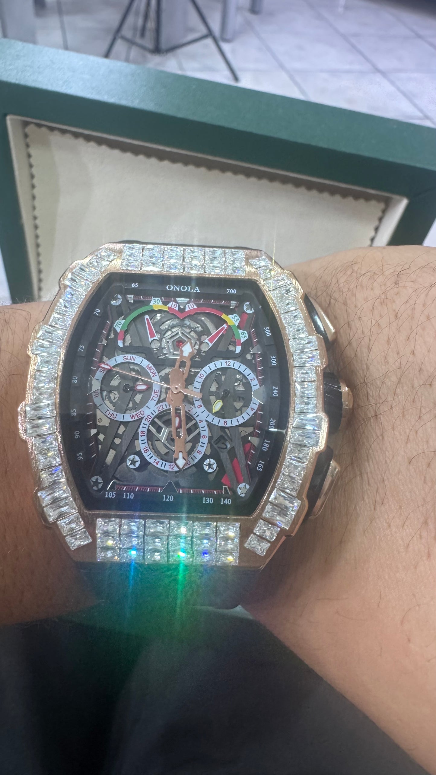 Orologio acciaio oro *34