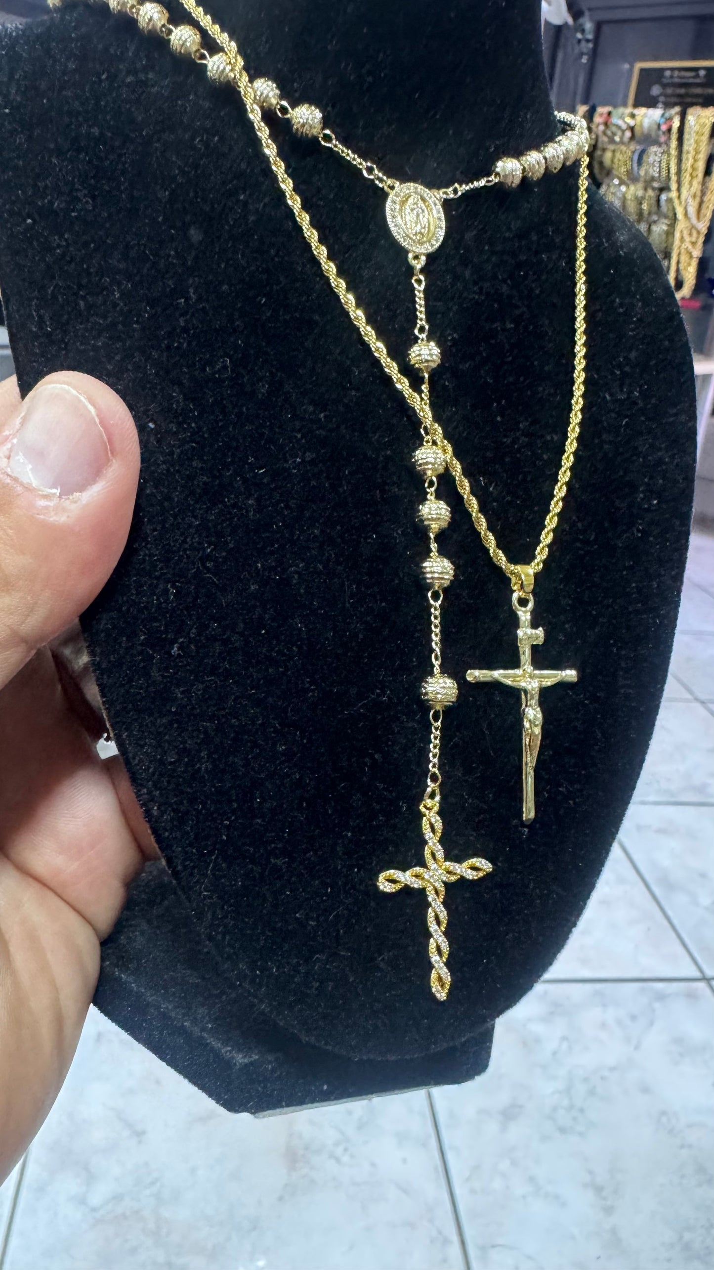Combo kit Rosario Prayer  martellato *657
