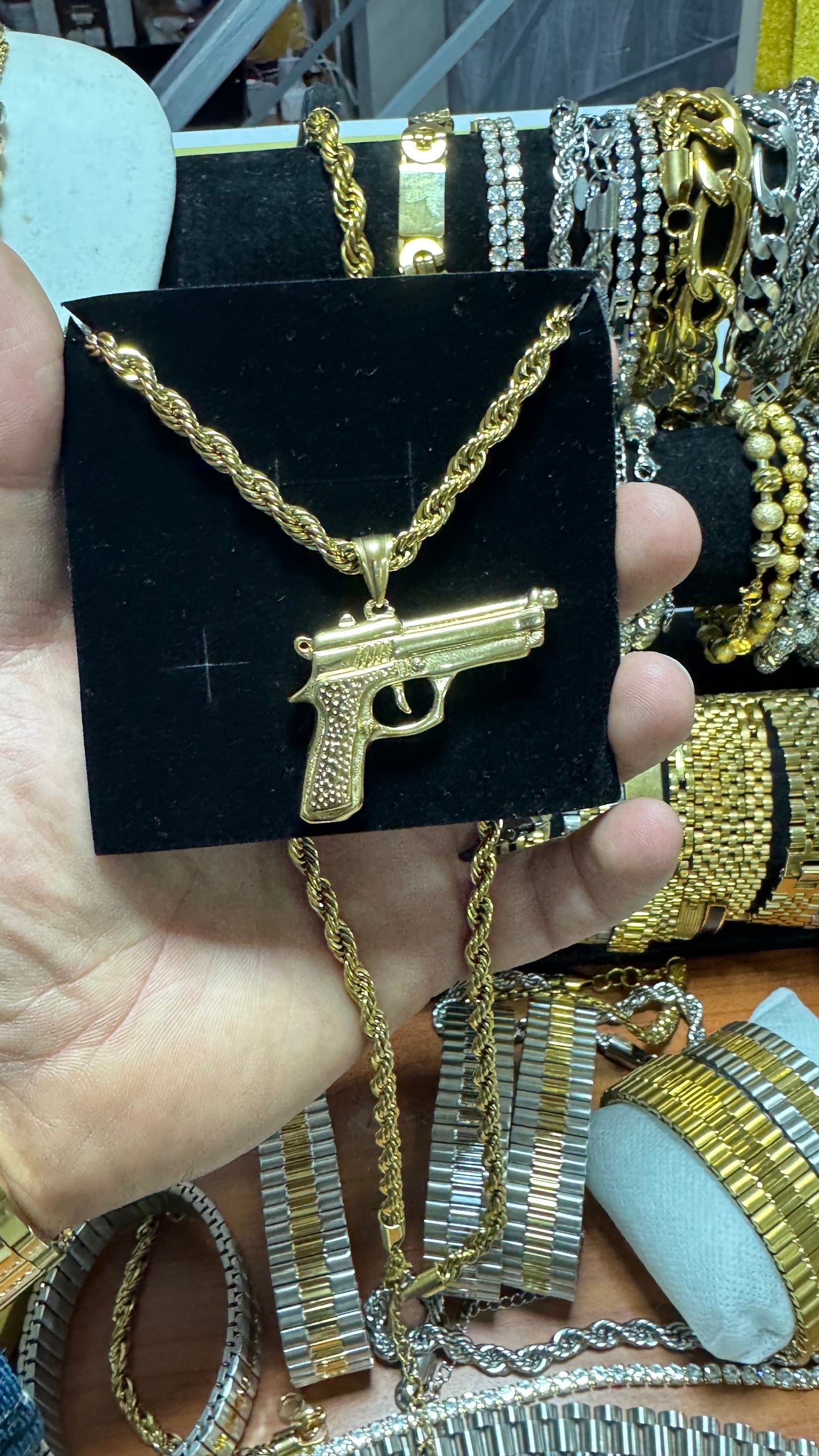 Combo kit acciaio oro *69