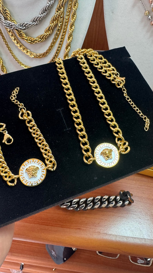 Combo kit medusa oro acciaio *59