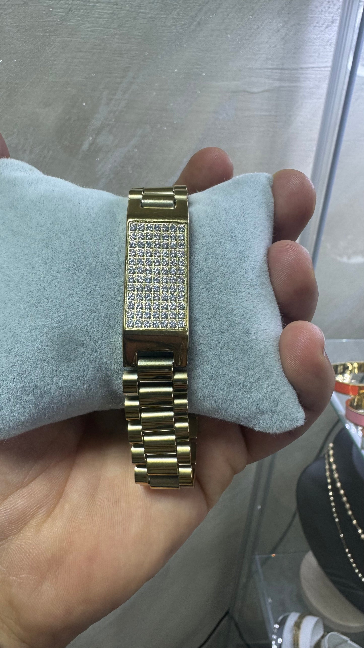 Bracciale president Diamond acciaio *39