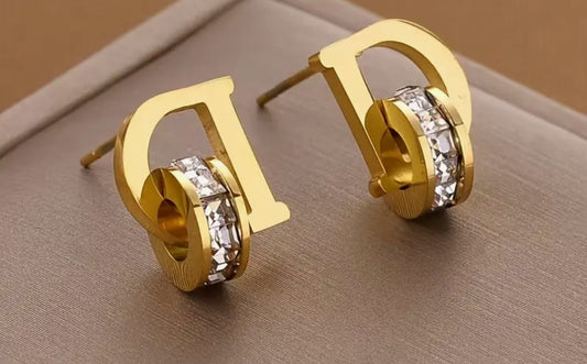 Orecchini color oro *04