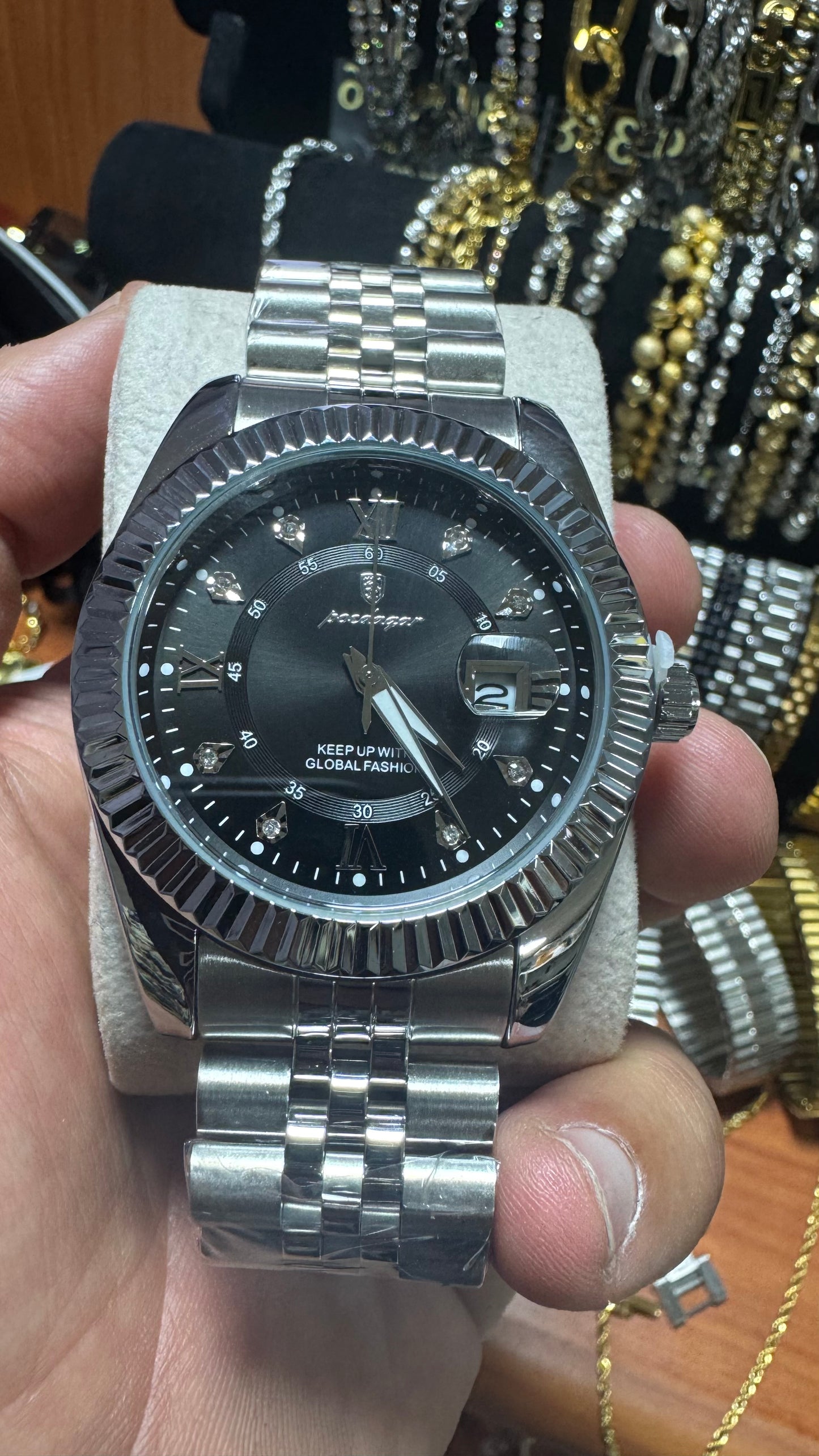 Orologio acciaio argento *21