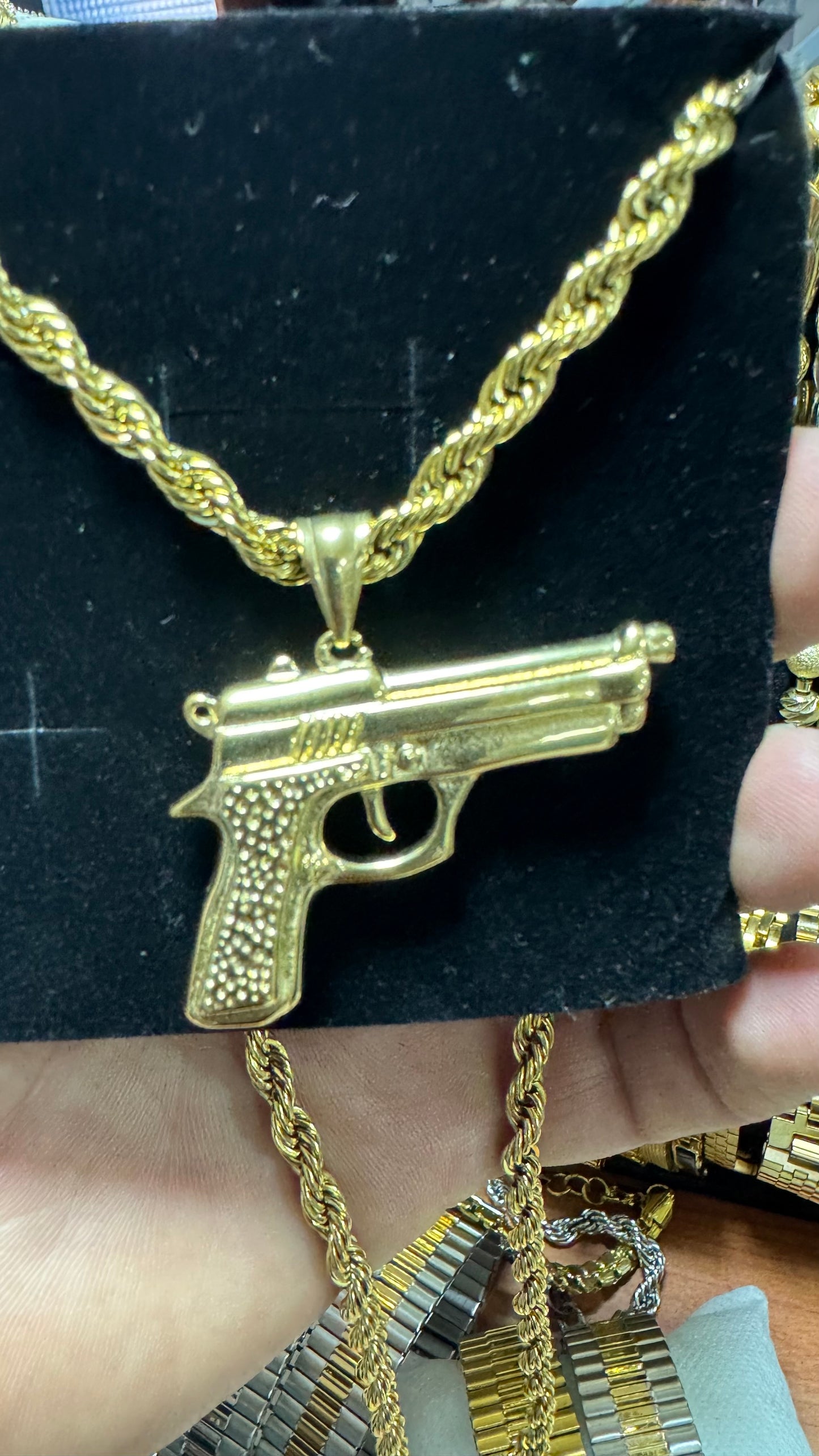 Combo kit acciaio oro *69