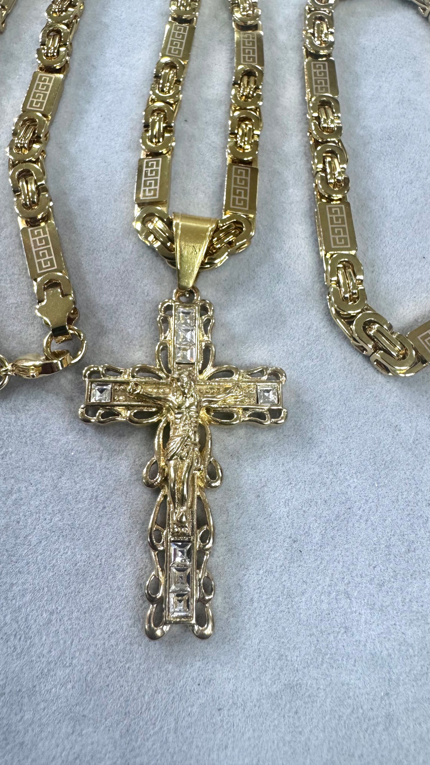 combo kit croce Acciaio oro*186