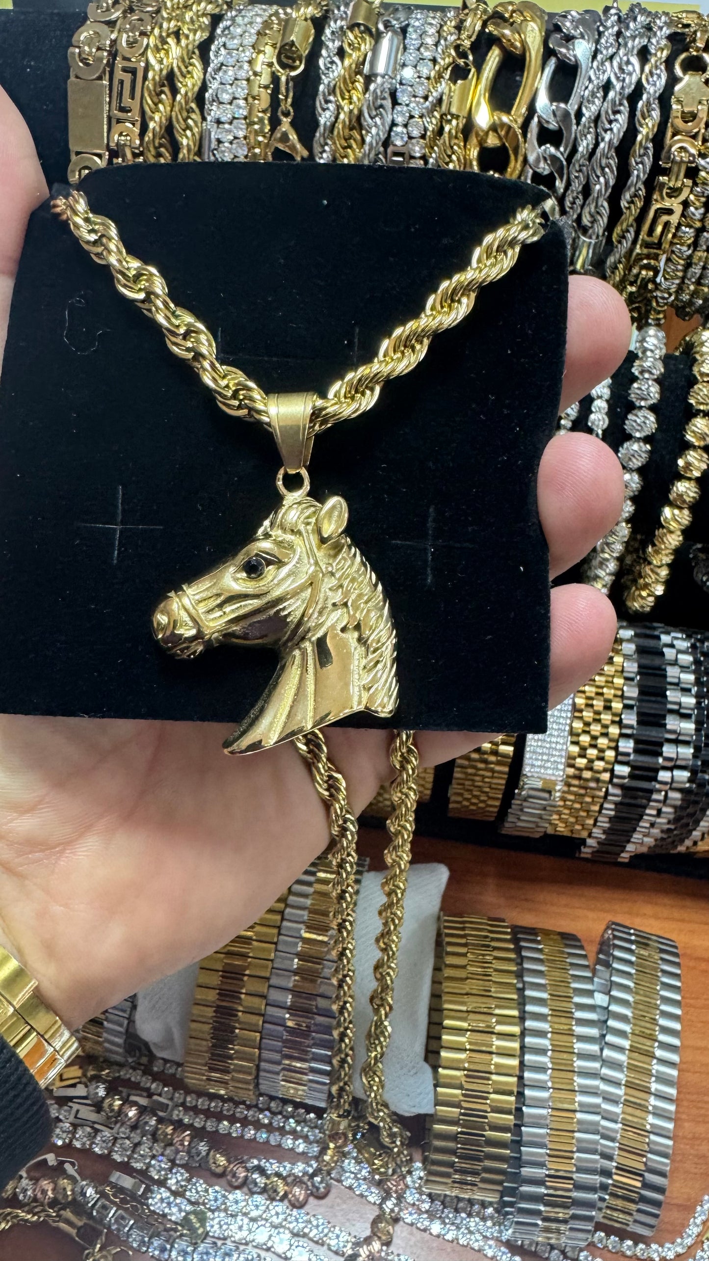 Combo kit oro acciaio cavallo*50