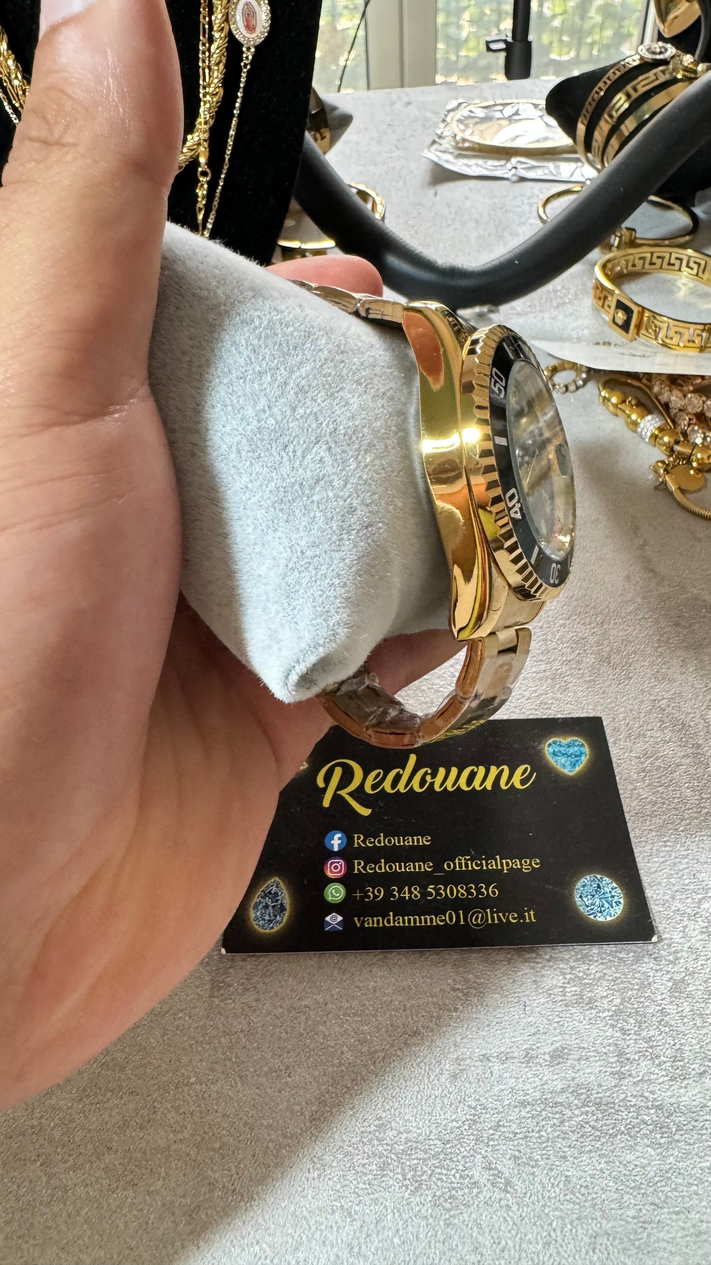 Orologio acciaio oro *06