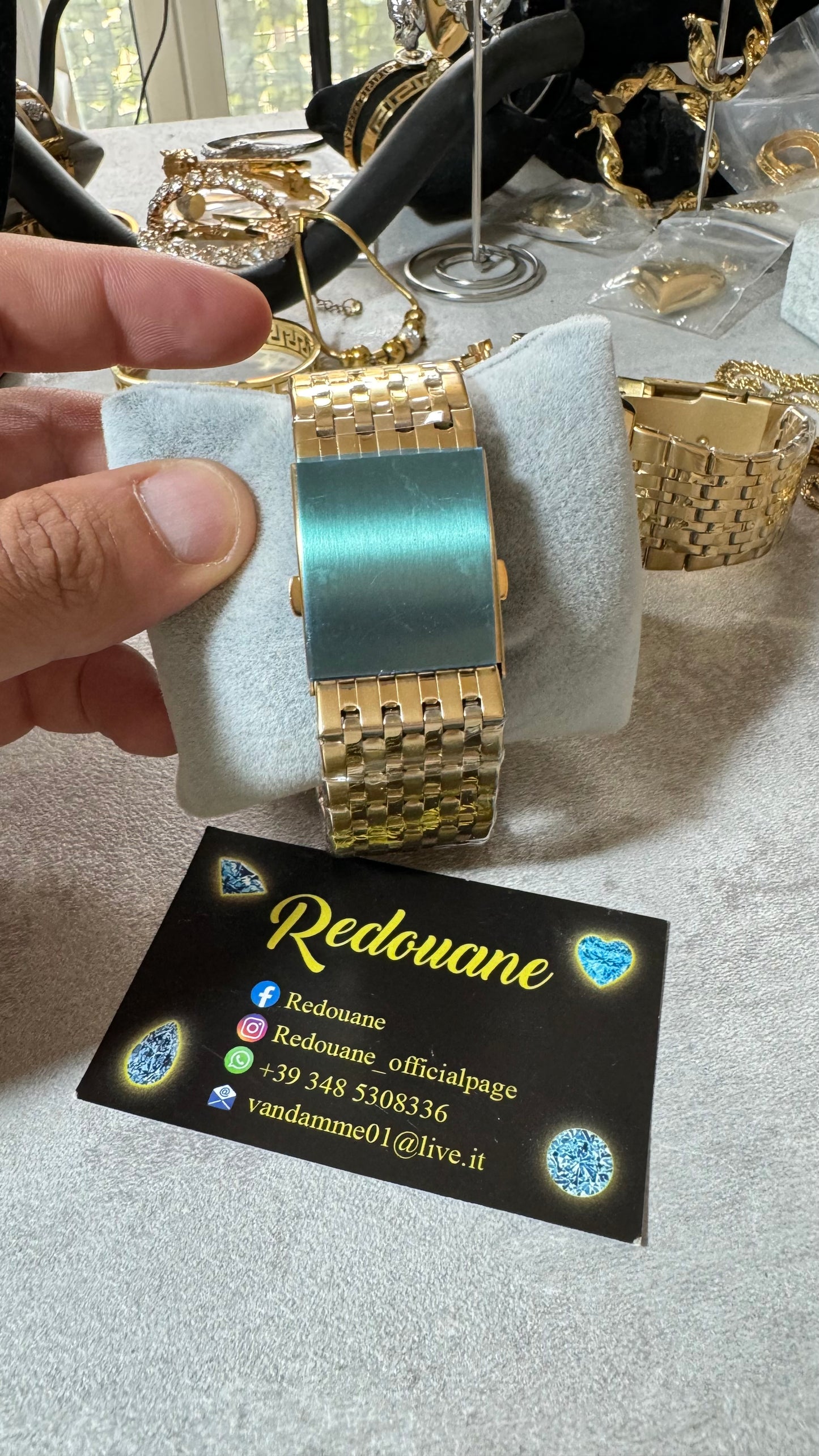 Orologio acciaio oro *02