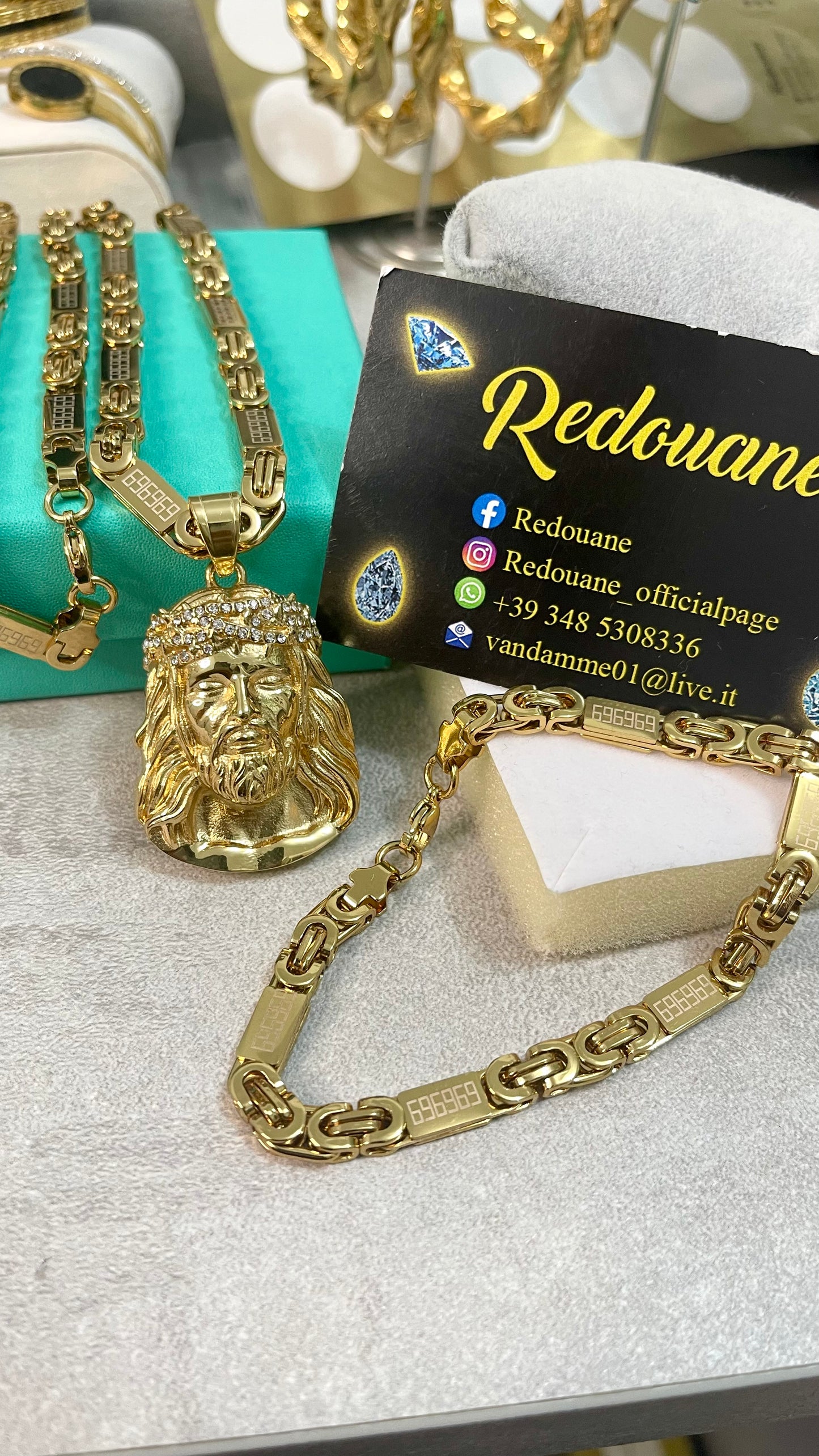 Combo Kit acciaio colore oro *04