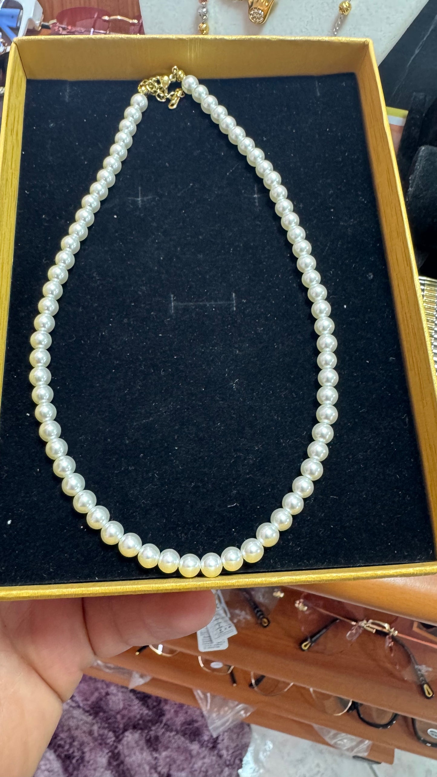 Girocollo perla acciaio *239