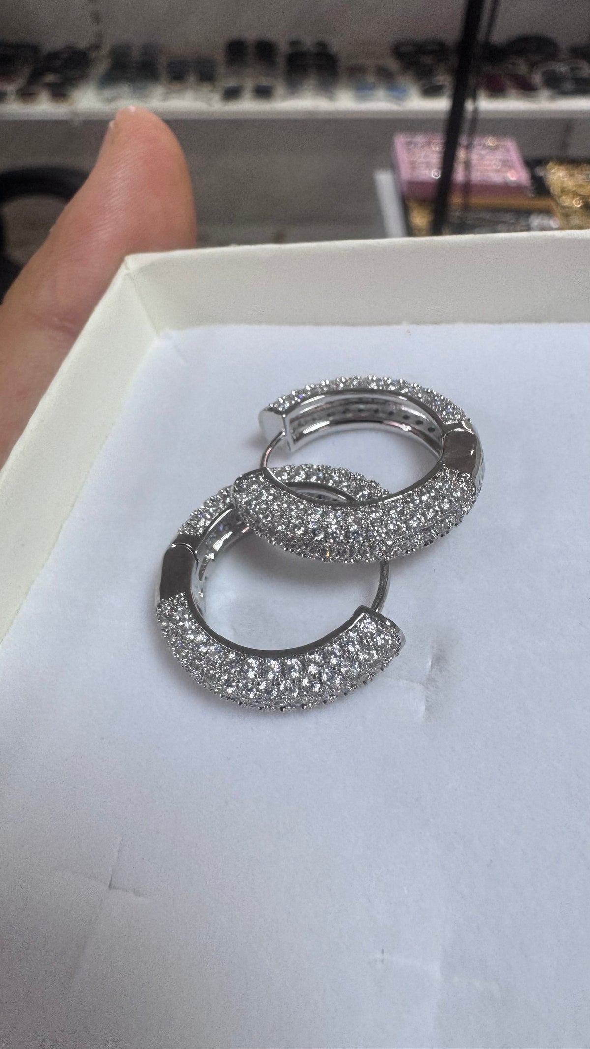 Orecchini con brillantini*449966