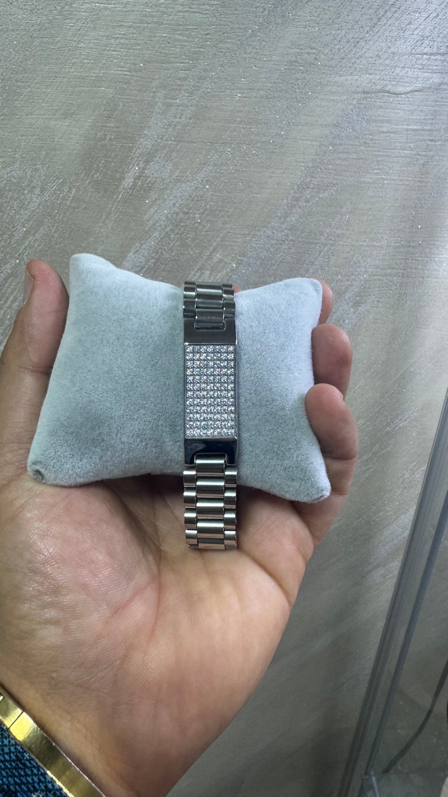 Bracciale president Diamond acciaio *40
