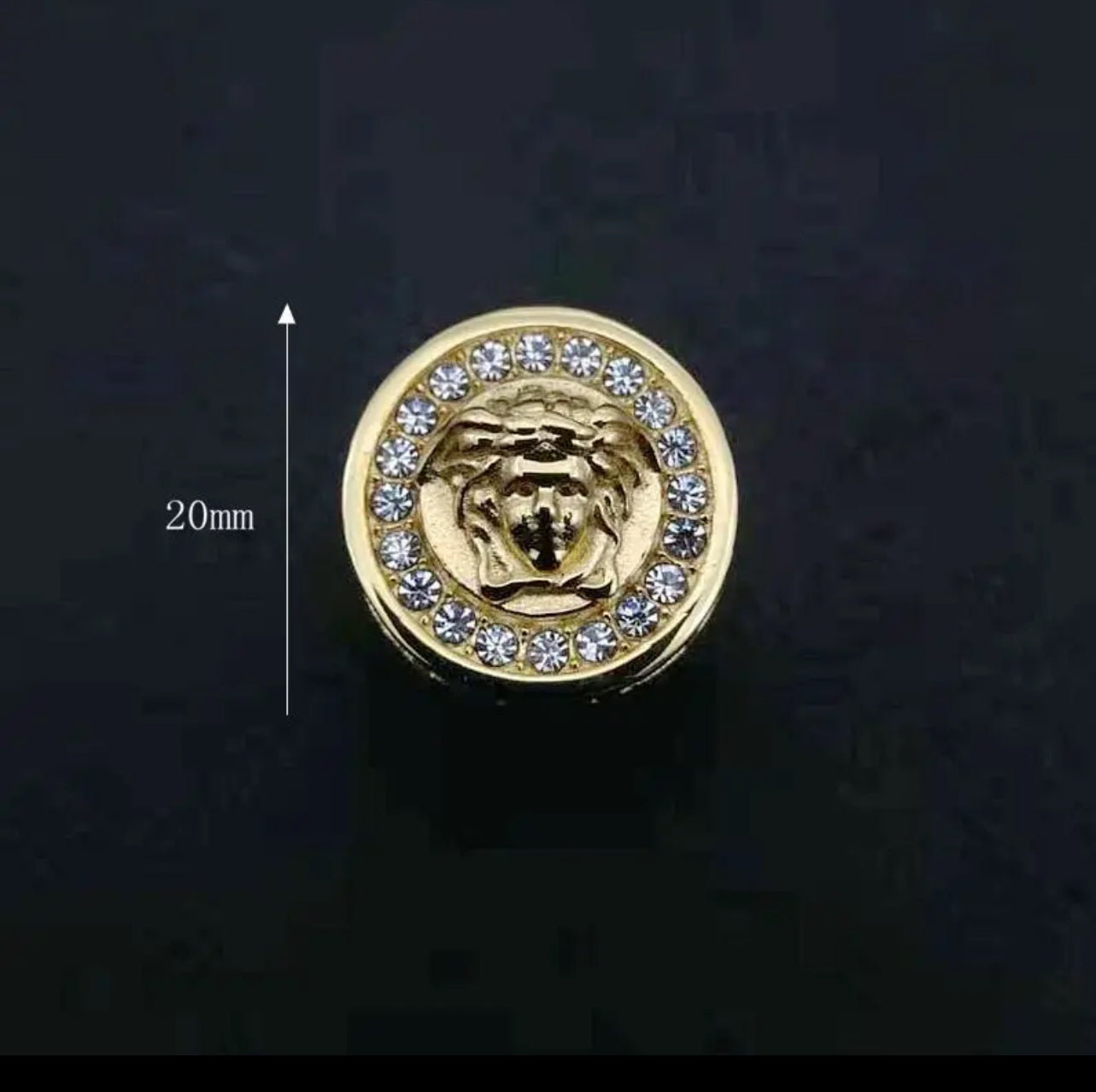 Anello modello medusa acciaio *02